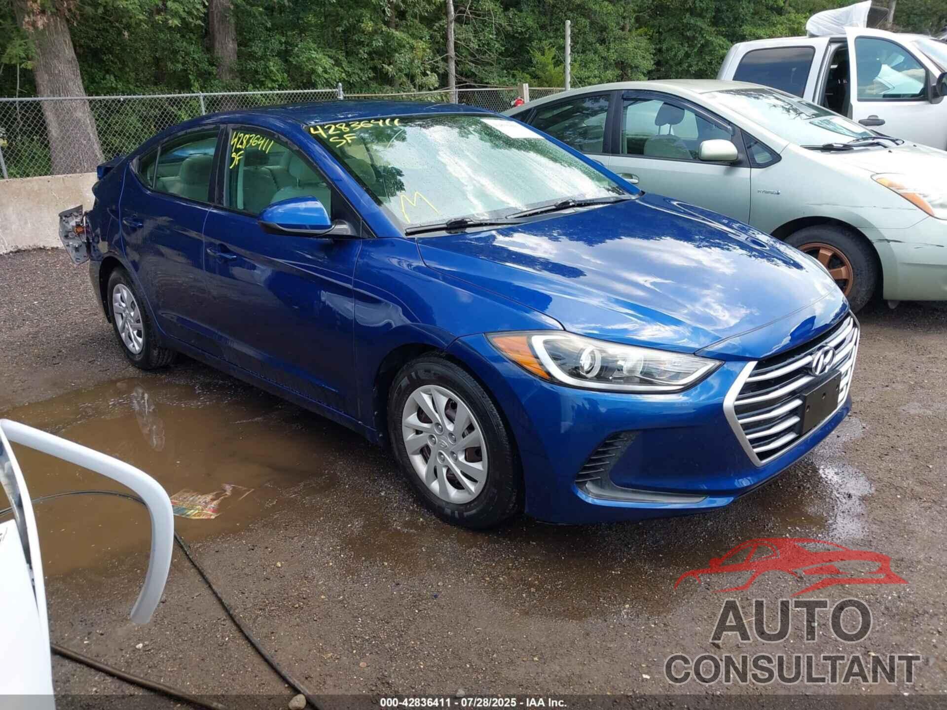 HYUNDAI ELANTRA 2017 - 5NPD74LF6HH091665