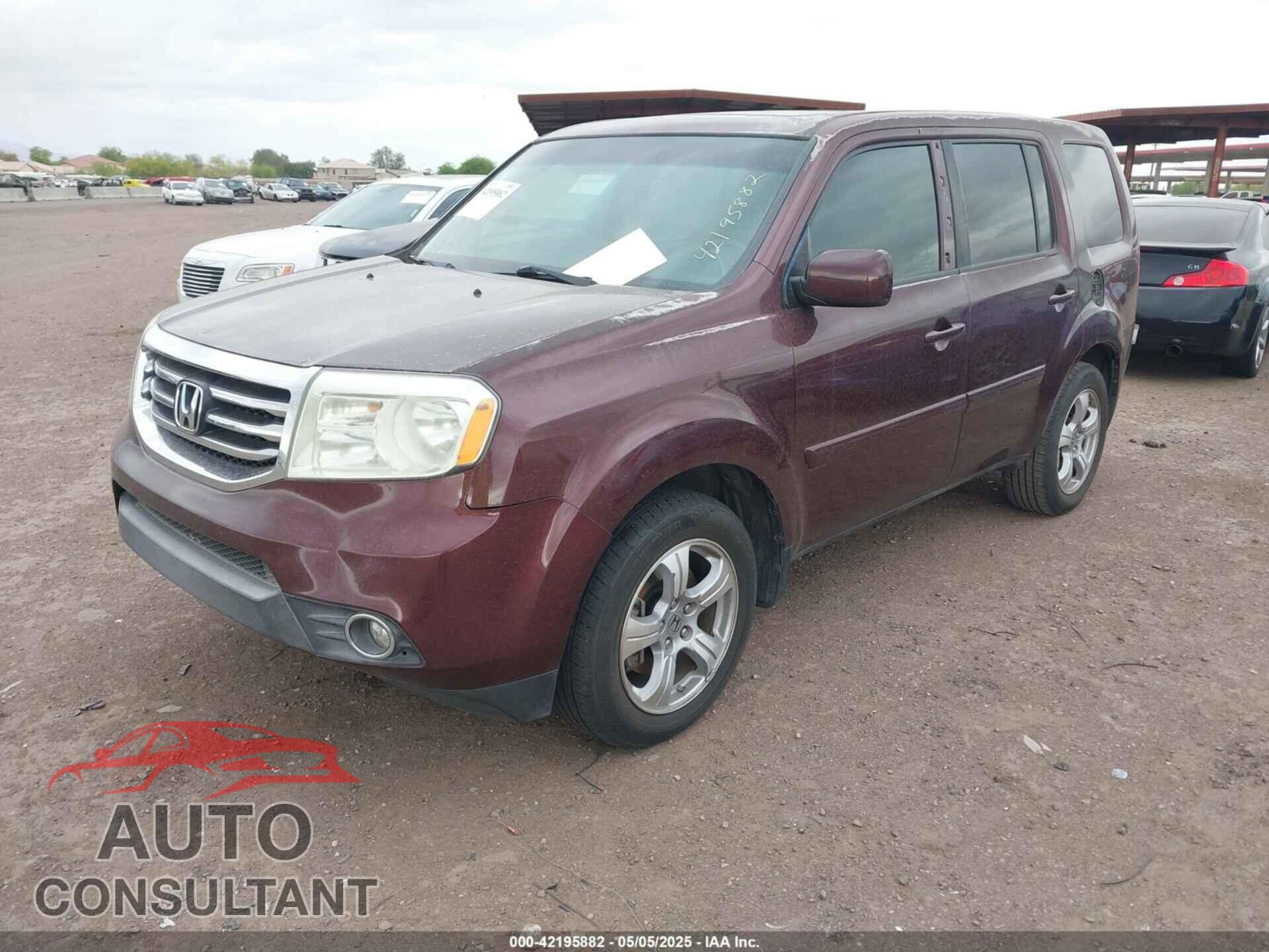 HONDA PILOT 2012 - 5FNYF3H59CB040568