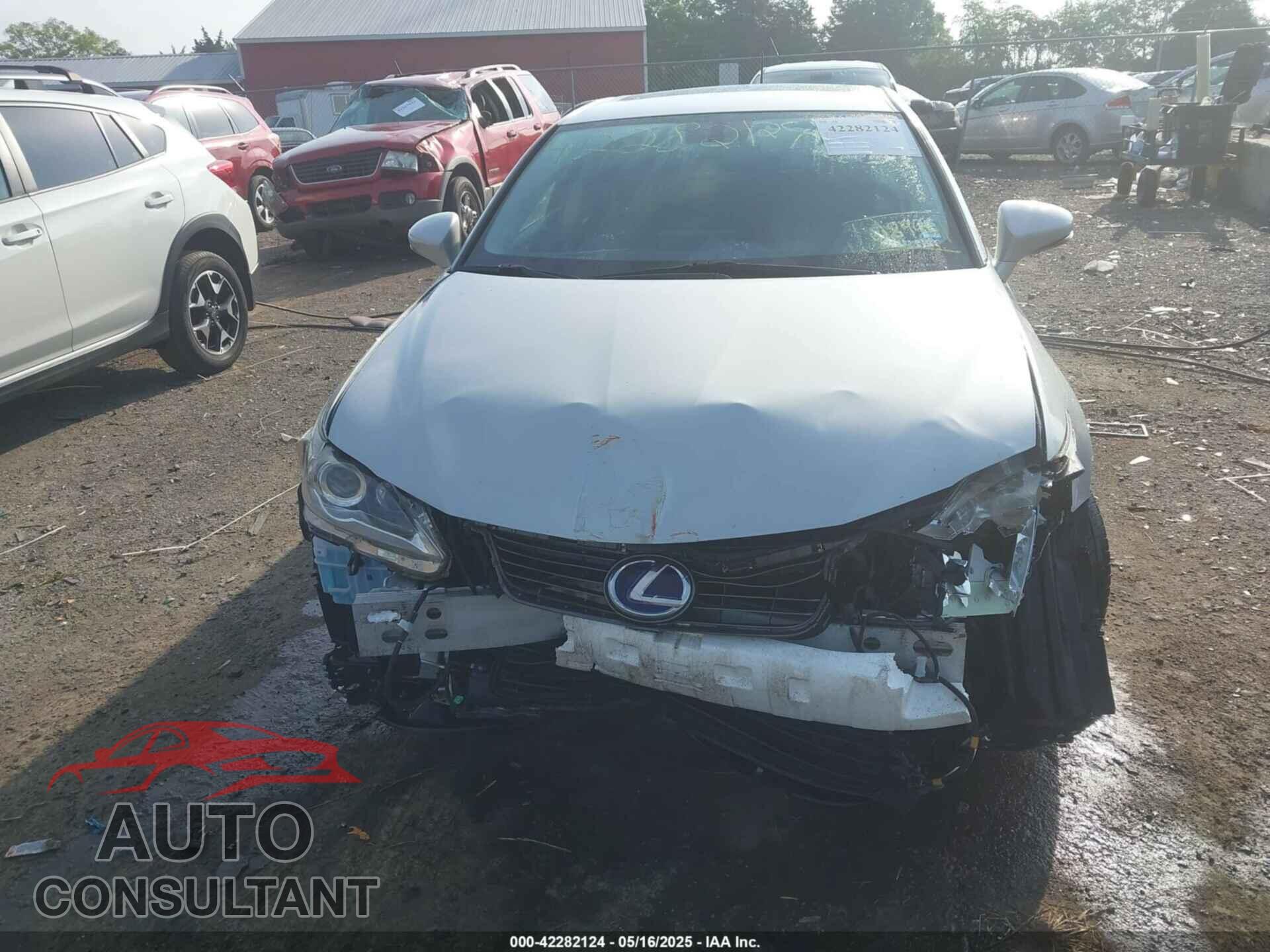 LEXUS CT 2012 - JTHKD5BH6C2089061