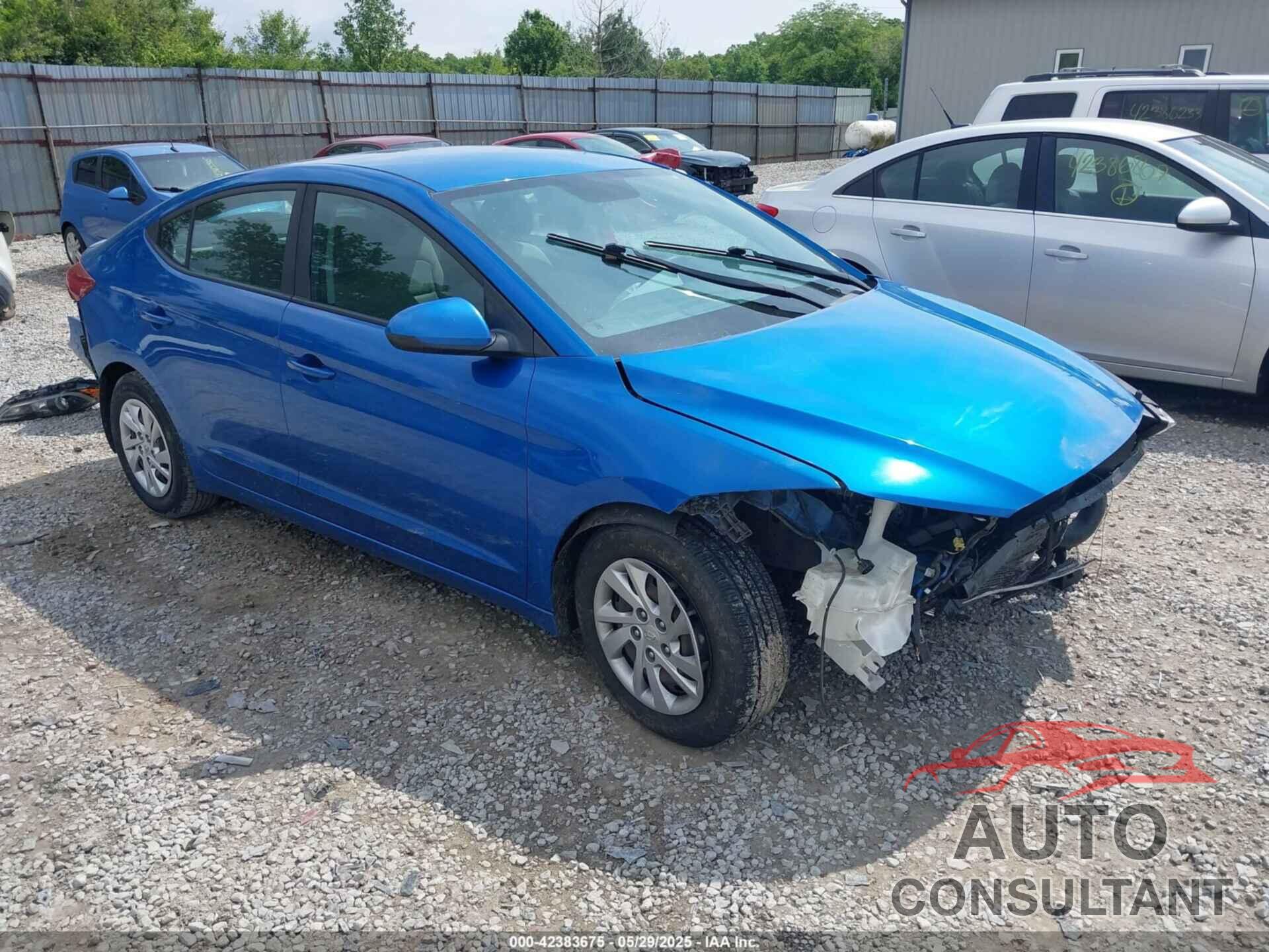 HYUNDAI ELANTRA 2018 - KMHD74LFXJU450331