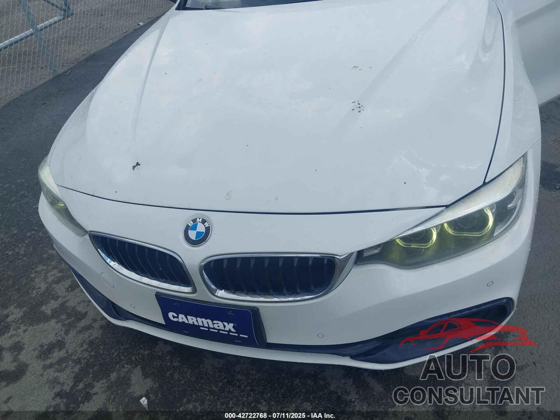 BMW 430I 2018 - WBA4Z1C58JEC59425
