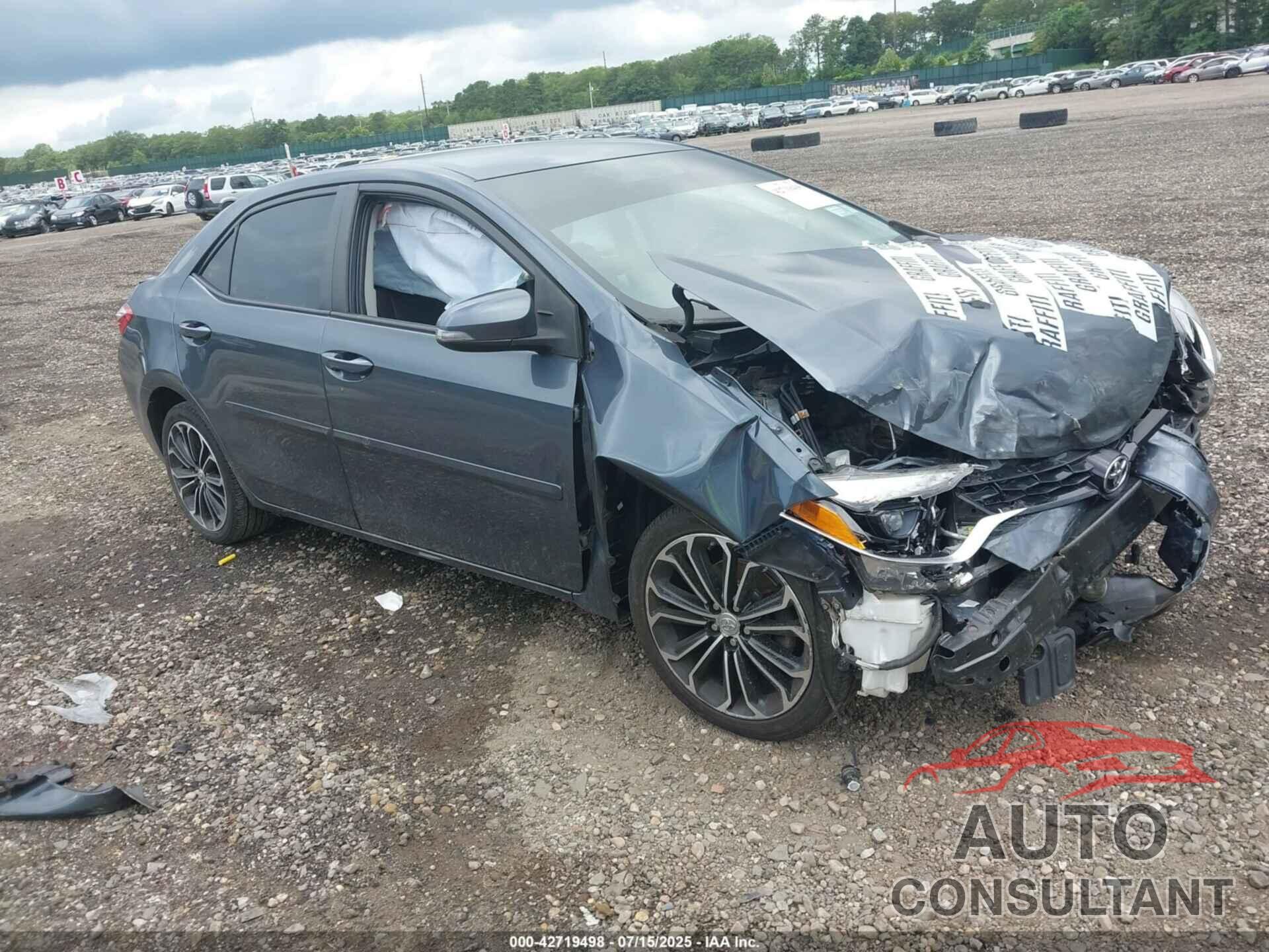 TOYOTA COROLLA 2016 - 2T1BURHE1GC535453