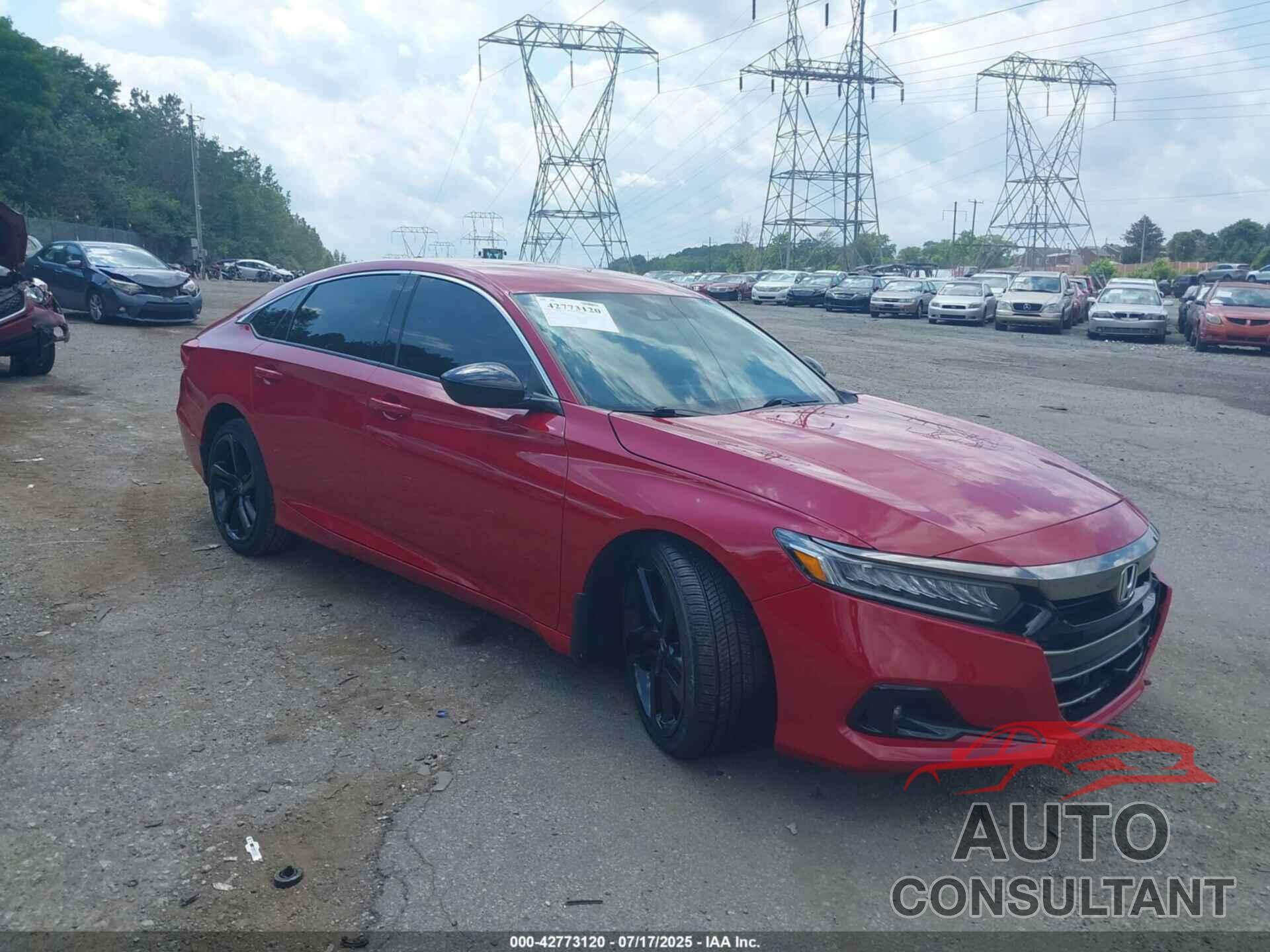 HONDA ACCORD 2021 - 1HGCV1F32MA098939