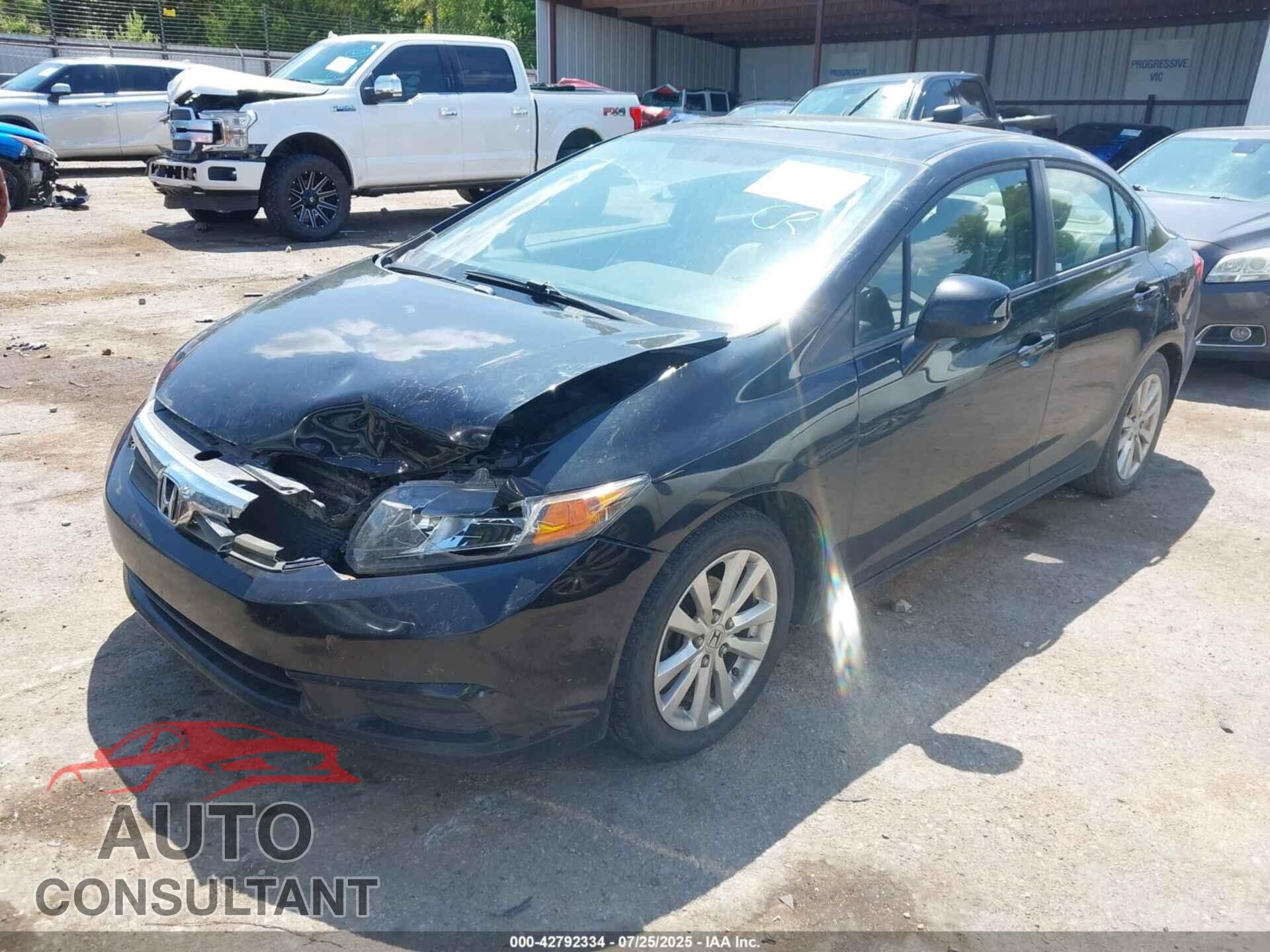 HONDA CIVIC 2012 - 19XFB2F80CE370907