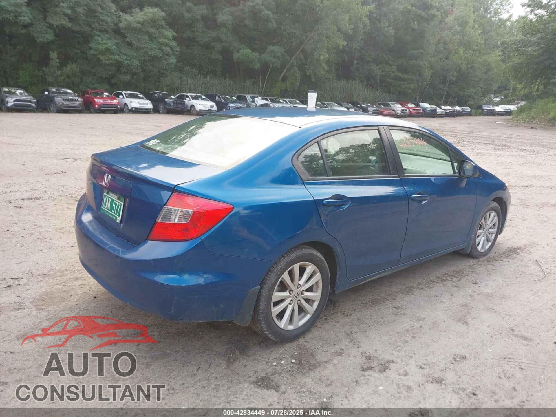 HONDA CIVIC 2012 - 2HGFB2F81CH532503