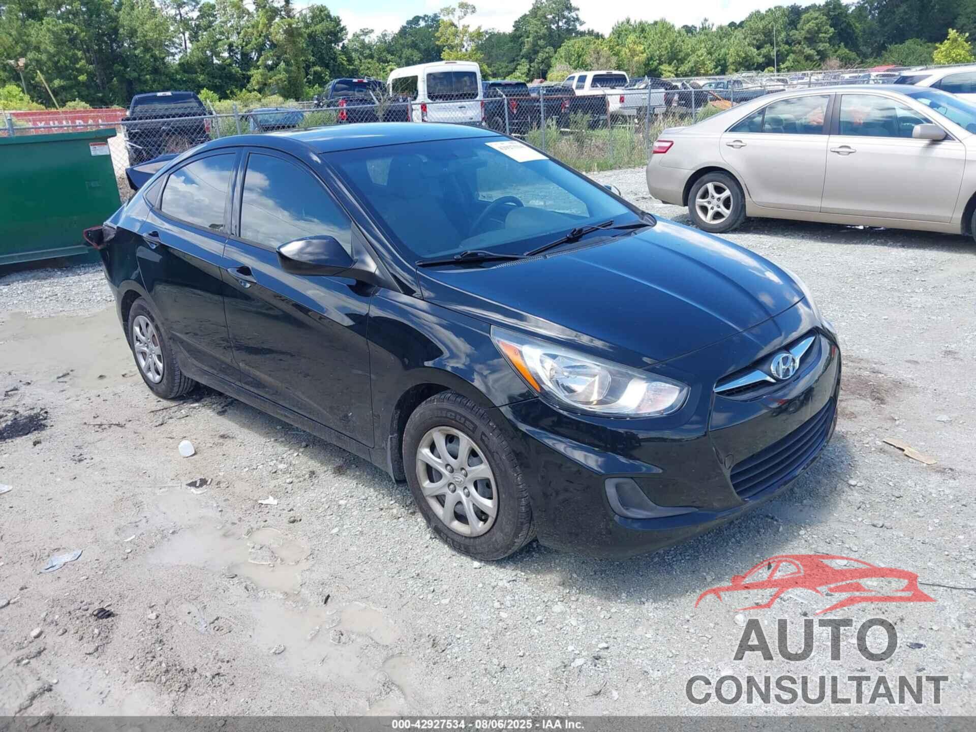 HYUNDAI ACCENT 2013 - KMHCT4AE7DU397478