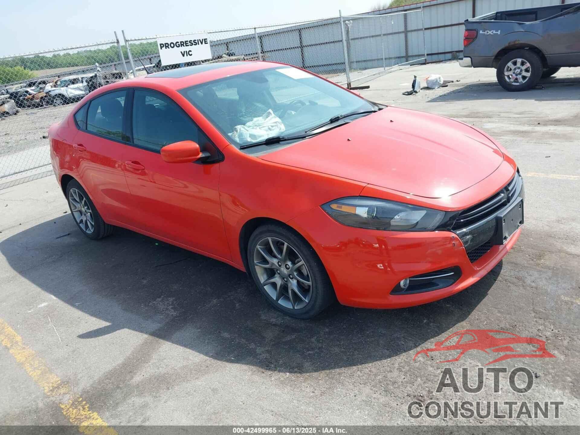 DODGE DART 2015 - 1C3CDFBB9FD224778