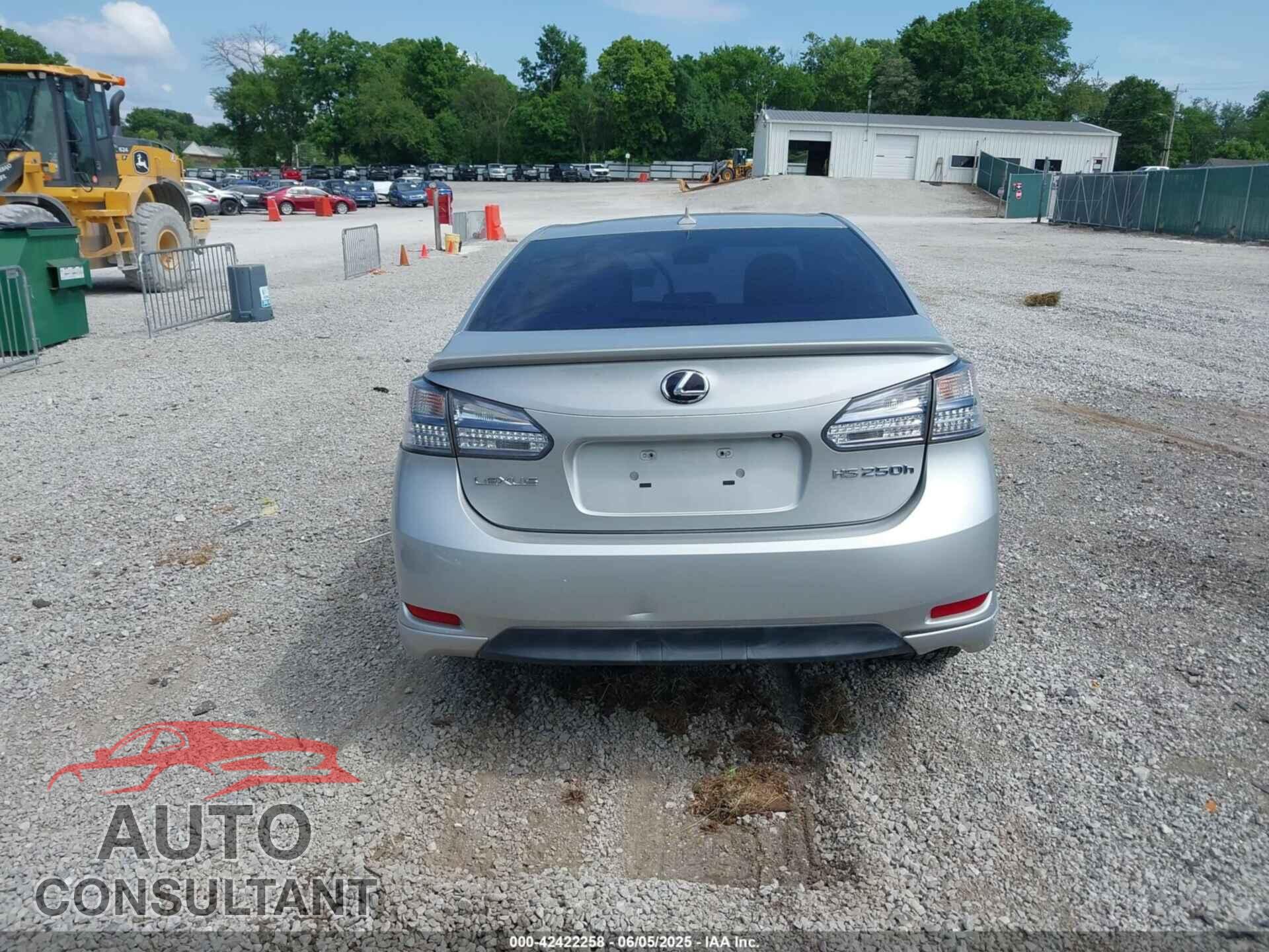 LEXUS HS 250H 2010 - JTHBB1BA6A2029053