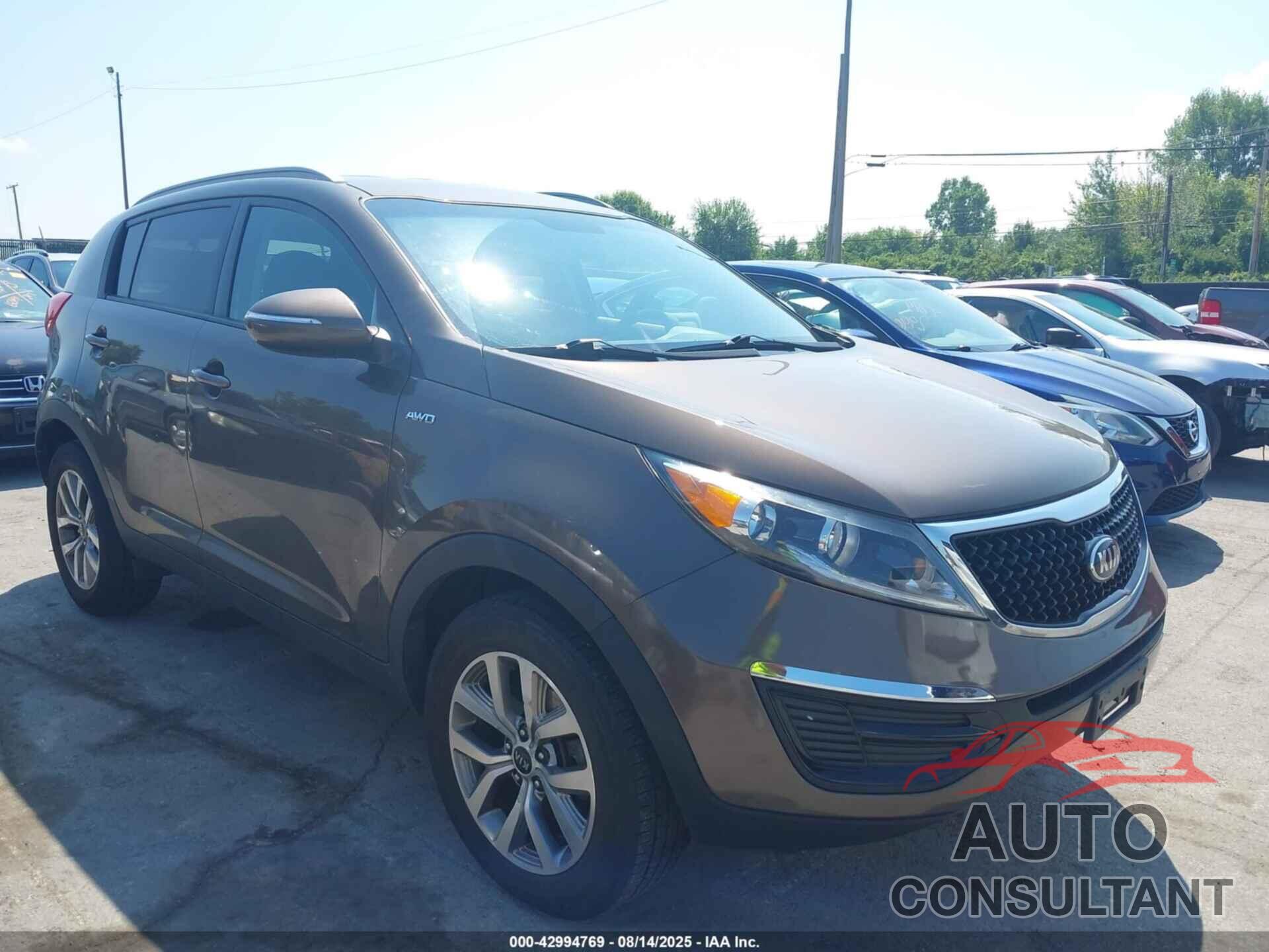 KIA SPORTAGE 2015 - KNDPBCAC4F7725264