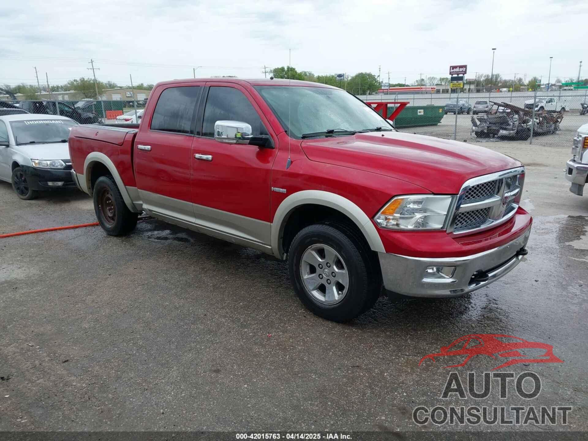 DODGE RAM 1500 2009 - 1D3HV13T99J528876