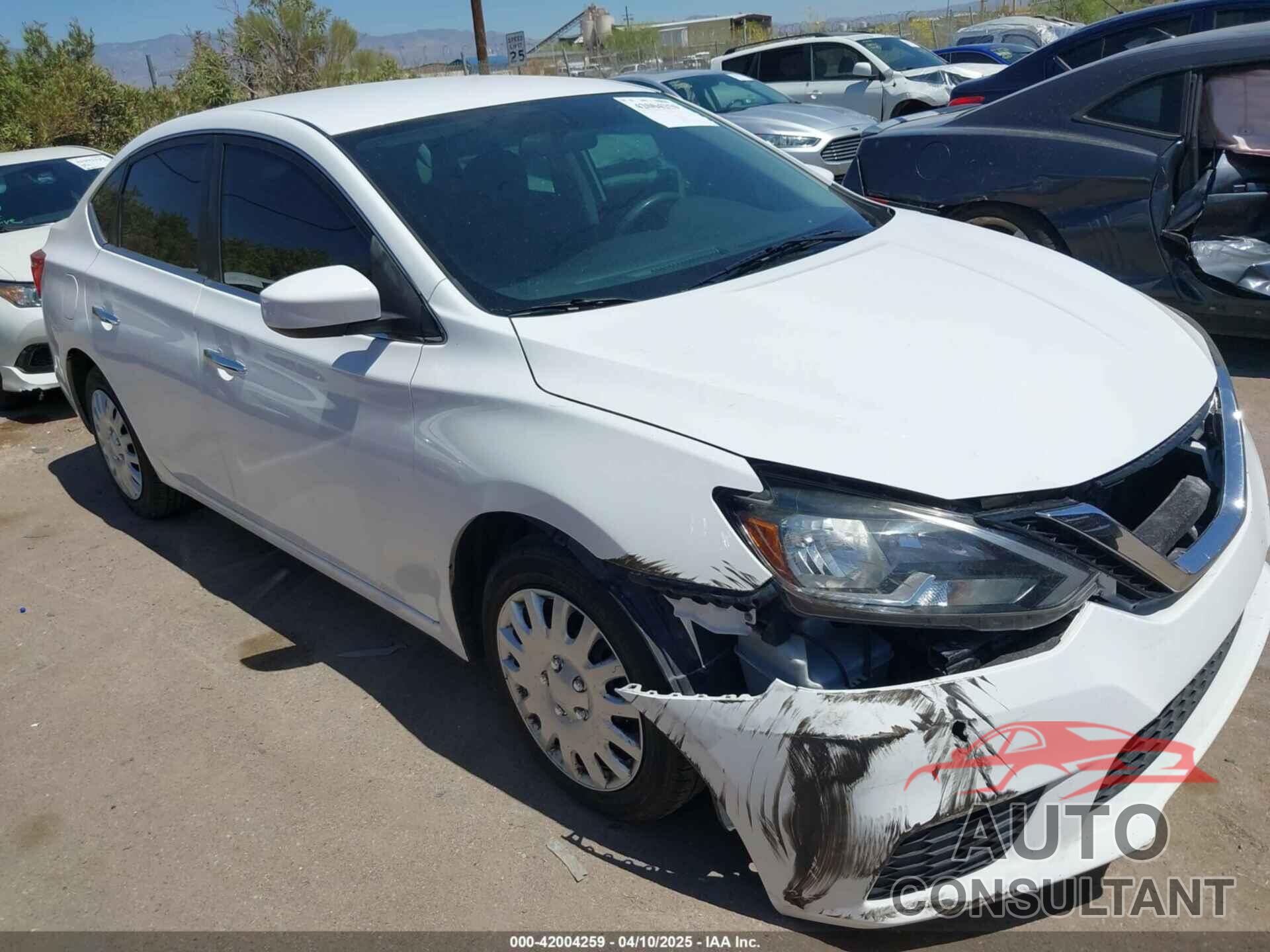 NISSAN SENTRA 2019 - 3N1AB7AP2KY328664