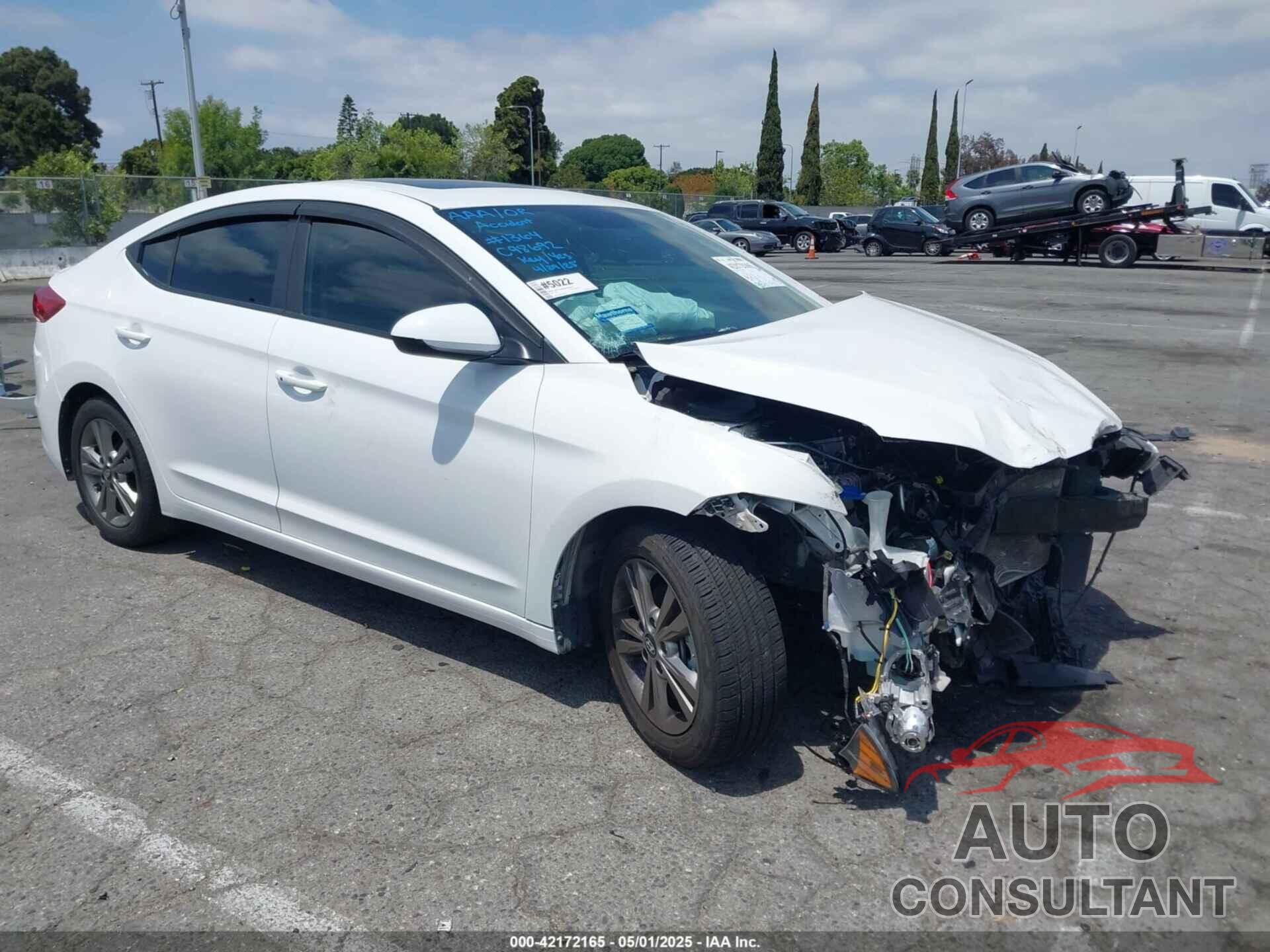 HYUNDAI ELANTRA 2017 - 5NPD84LF3HH191364