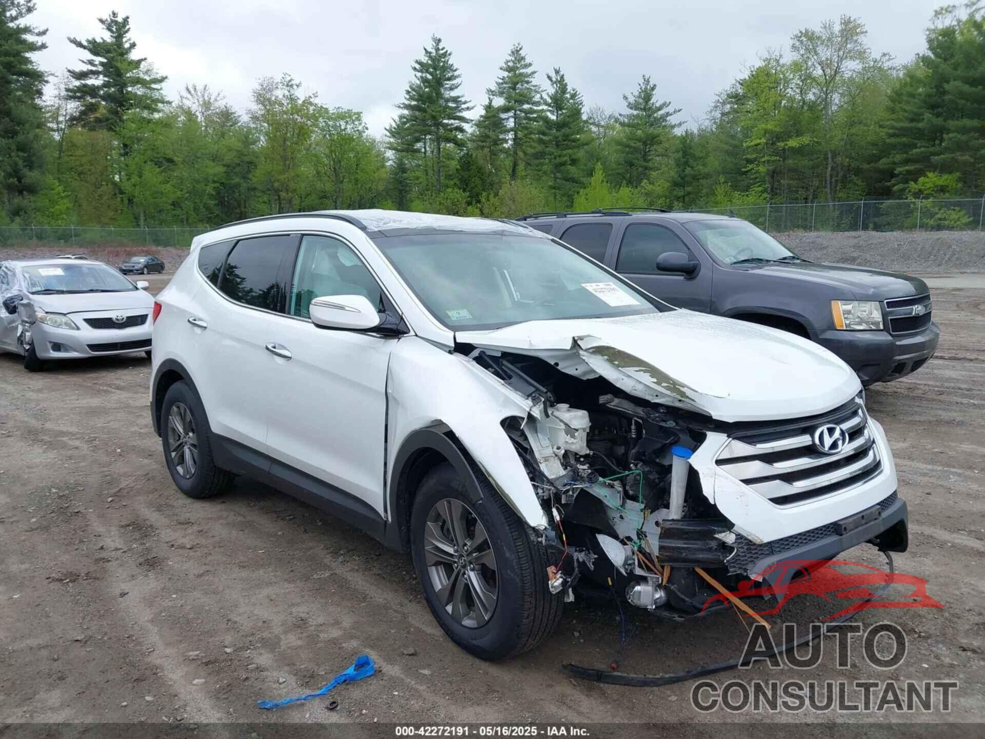 HYUNDAI SANTA FE SPORT 2014 - 5XYZUDLB9EG227009