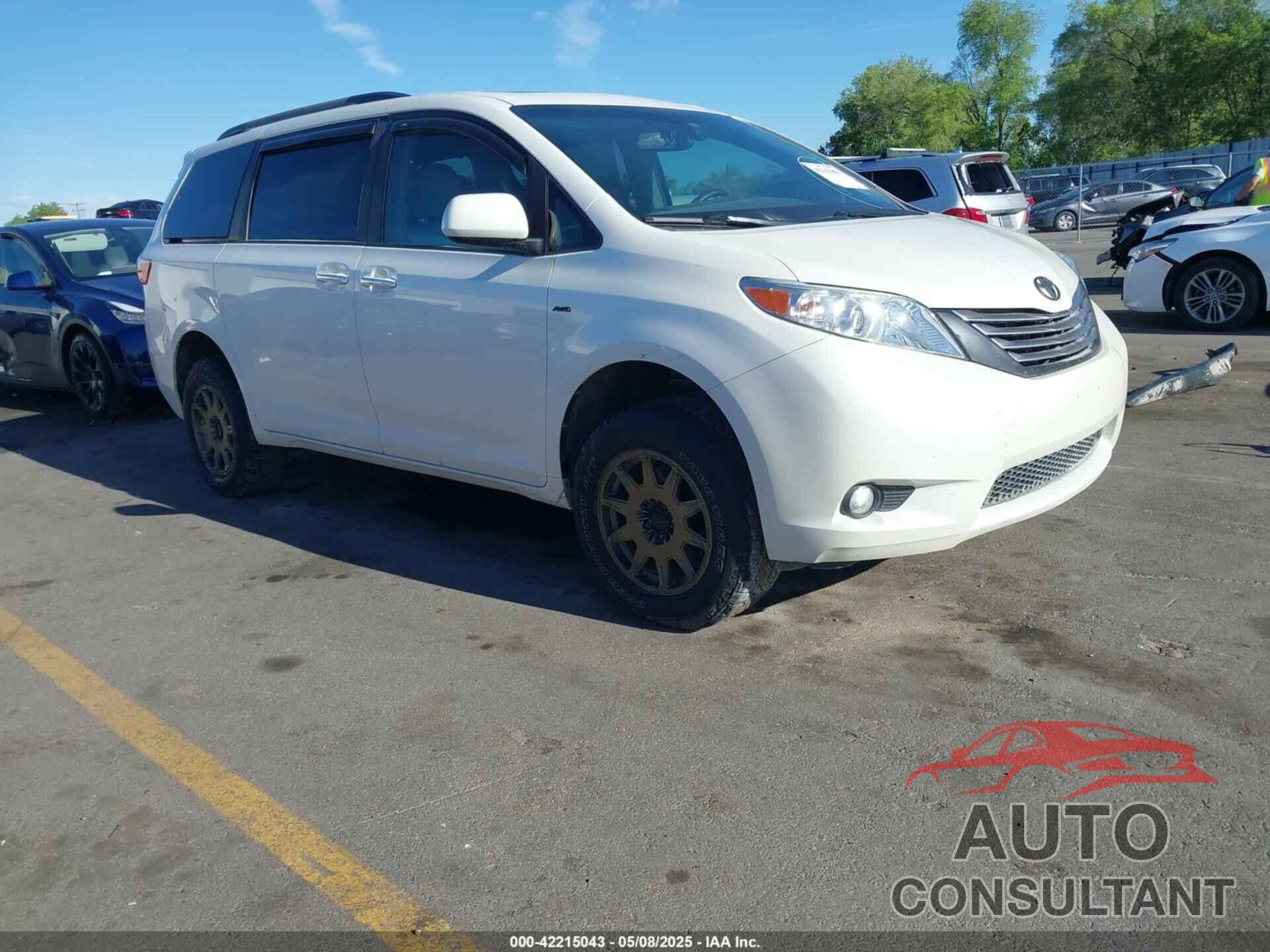 TOYOTA SIENNA 2017 - 5TDDZ3DC4HS169833