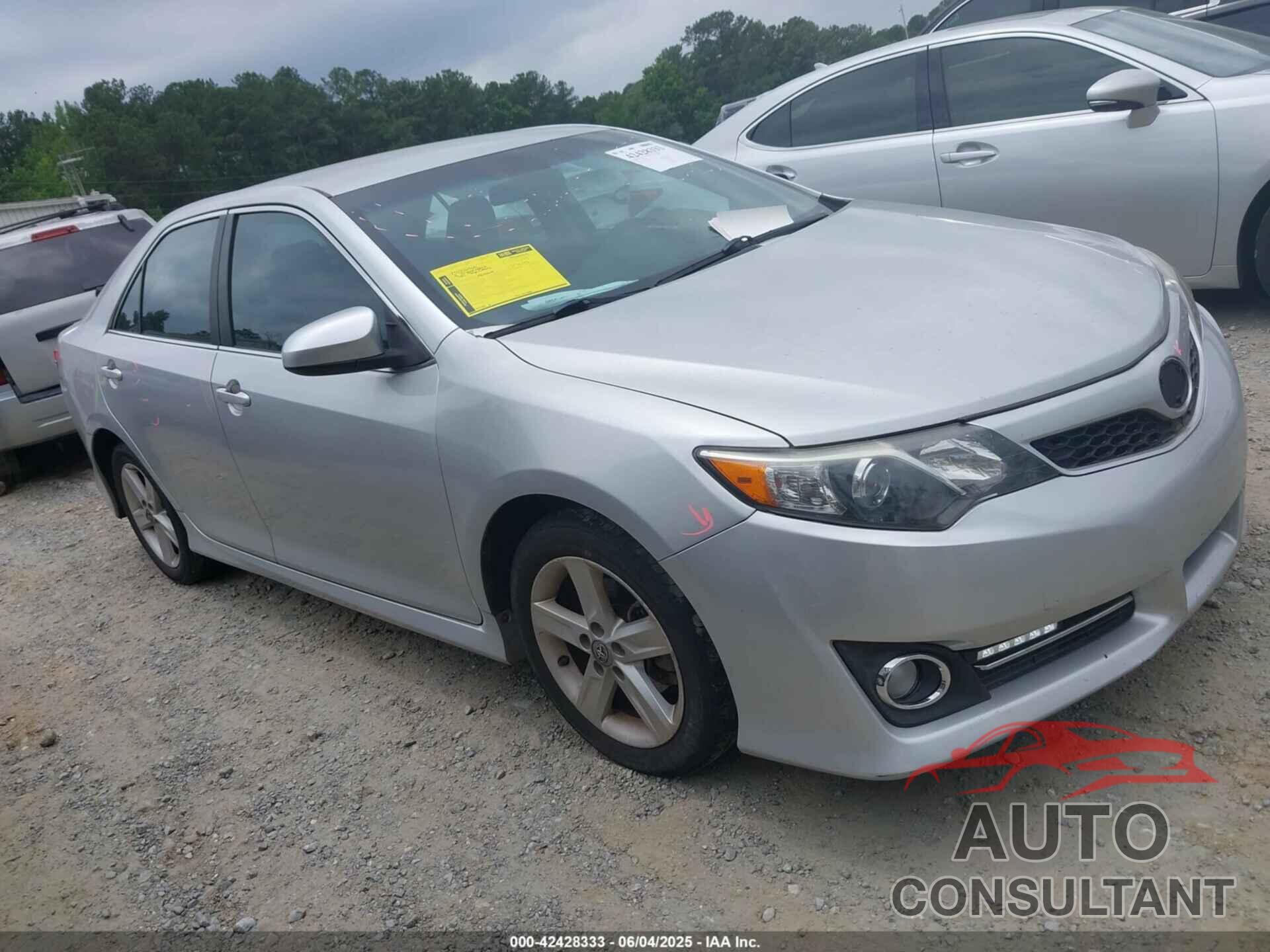 TOYOTA CAMRY 2012 - 4T1BF1FK9CU112035