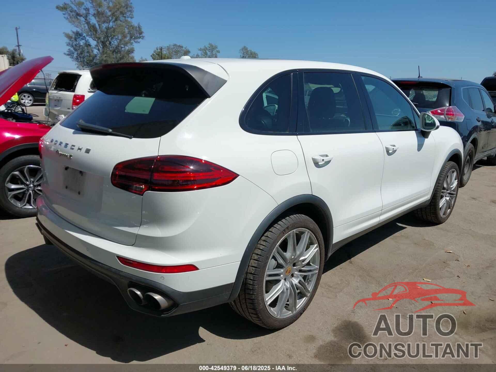 PORSCHE CAYENNE E-HYBRID 2016 - WP1AE2A25GLA63734