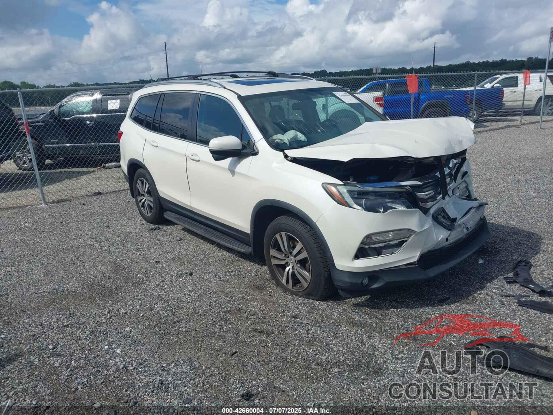 HONDA PILOT 2016 - 5FNYF6H54GB046446