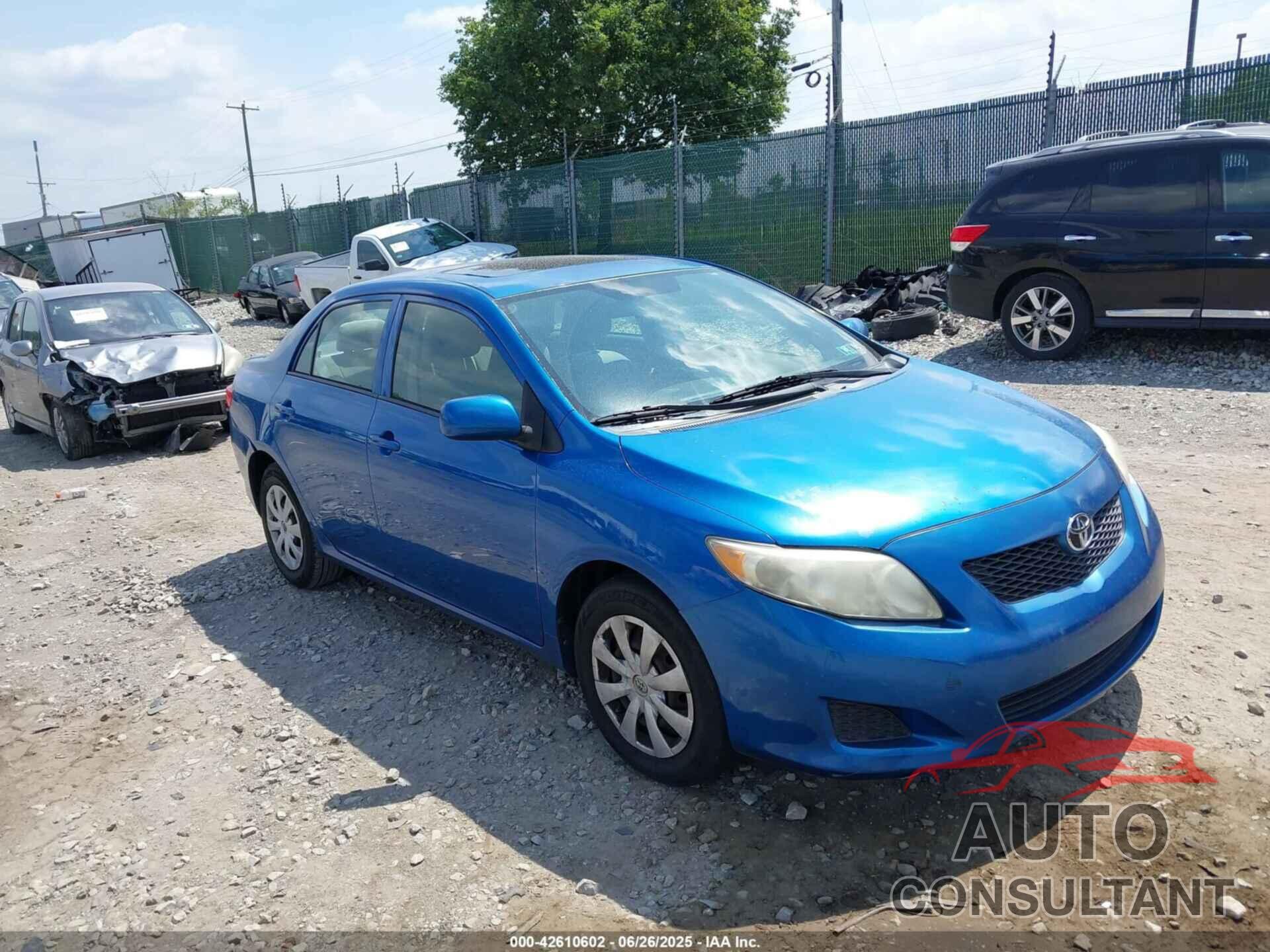 TOYOTA COROLLA 2009 - 2T1BU40E29C092201