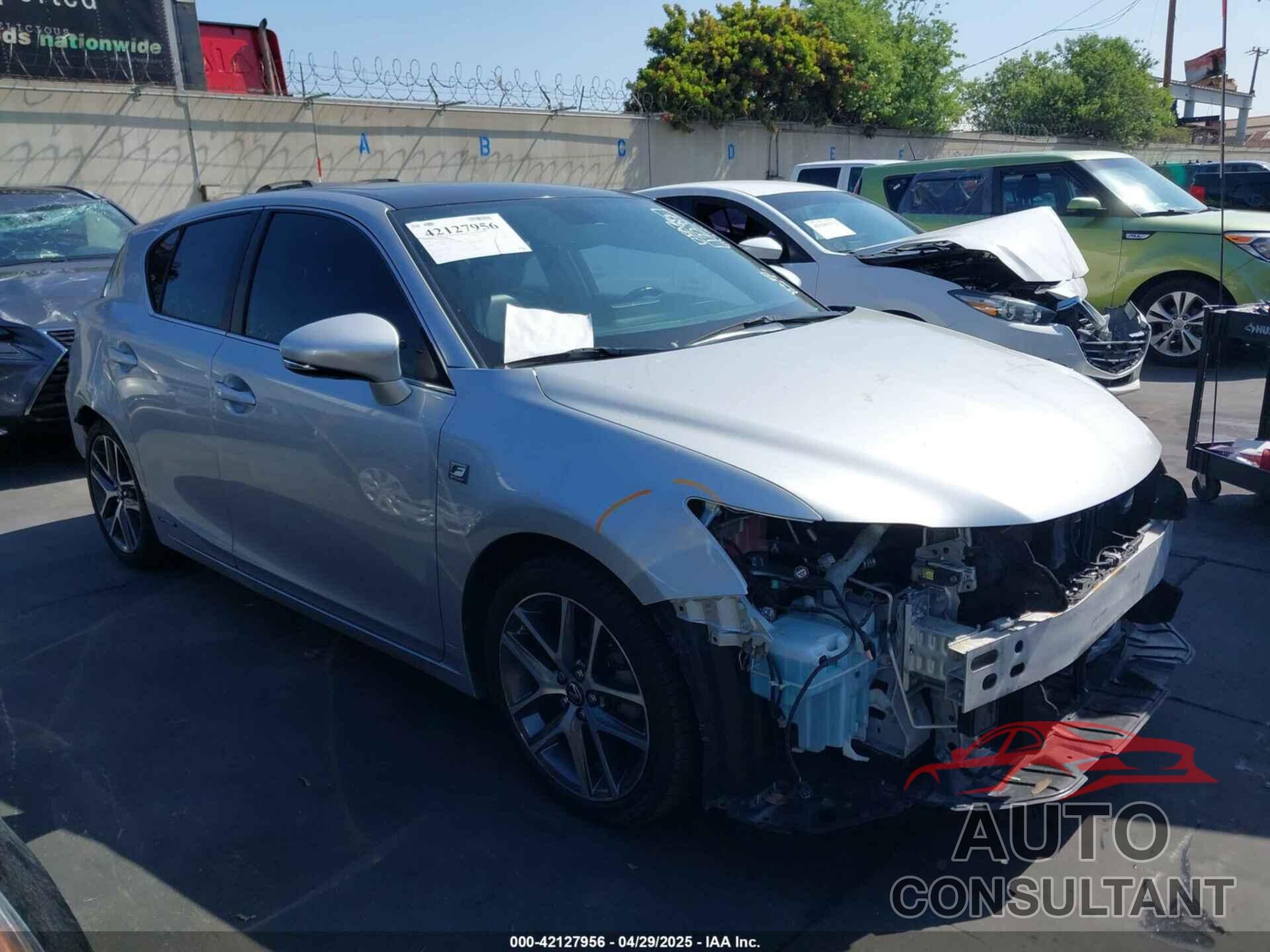 LEXUS CT 200H 2015 - JTHKD5BH5F2236734