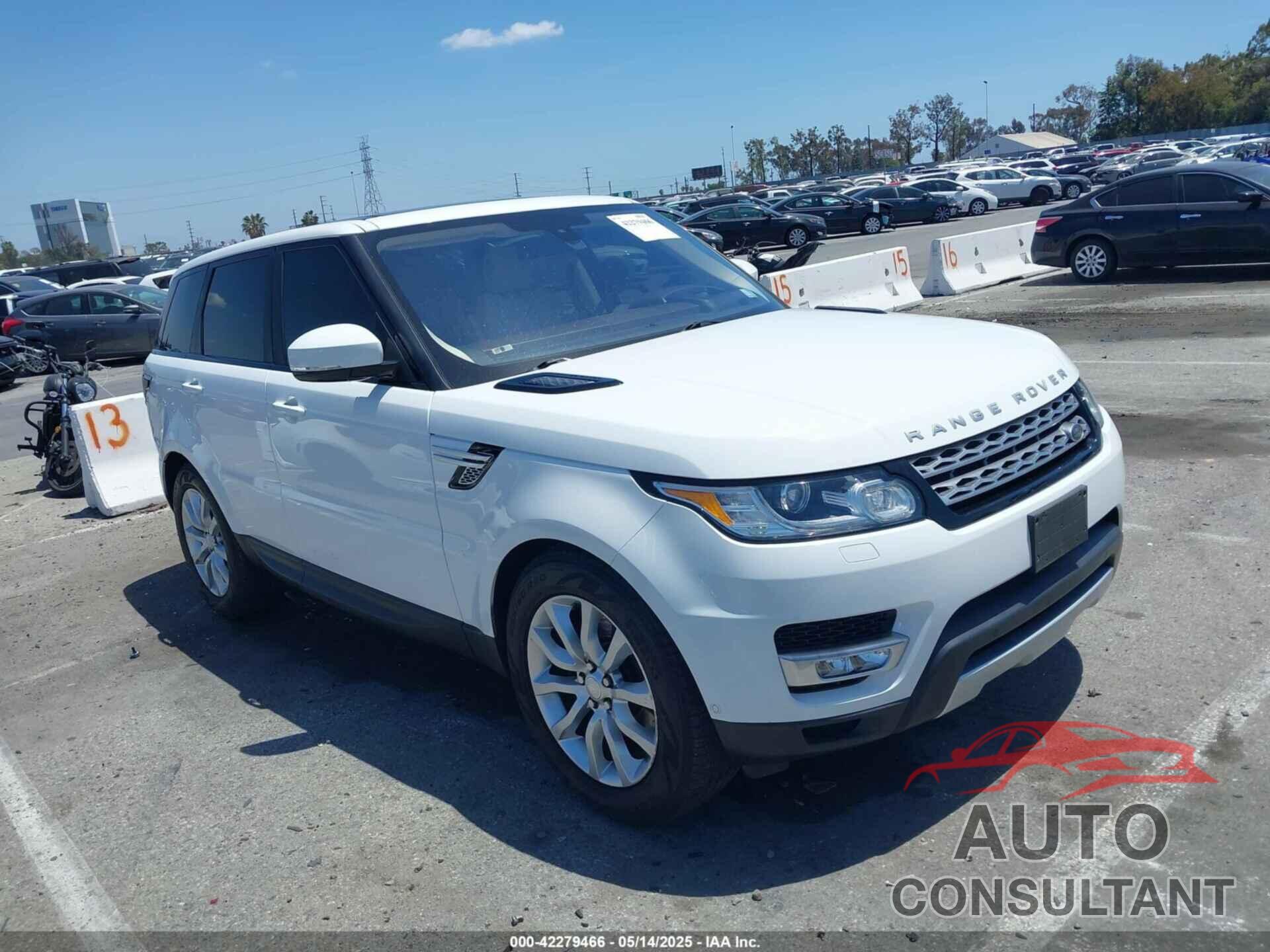 LAND ROVER RANGE ROVER SPORT 2016 - SALWR2KF0GA646620