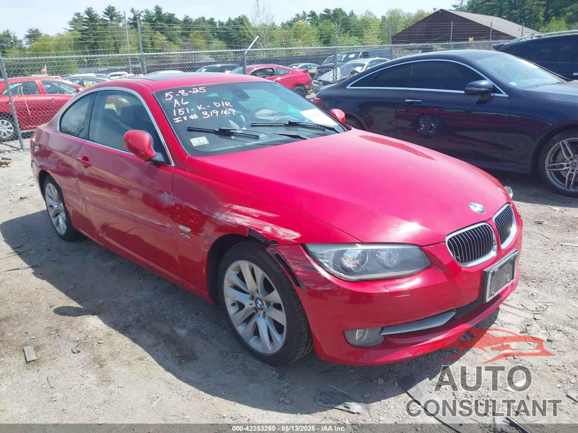 BMW 328 2012 - WBAKF5C52CE517882