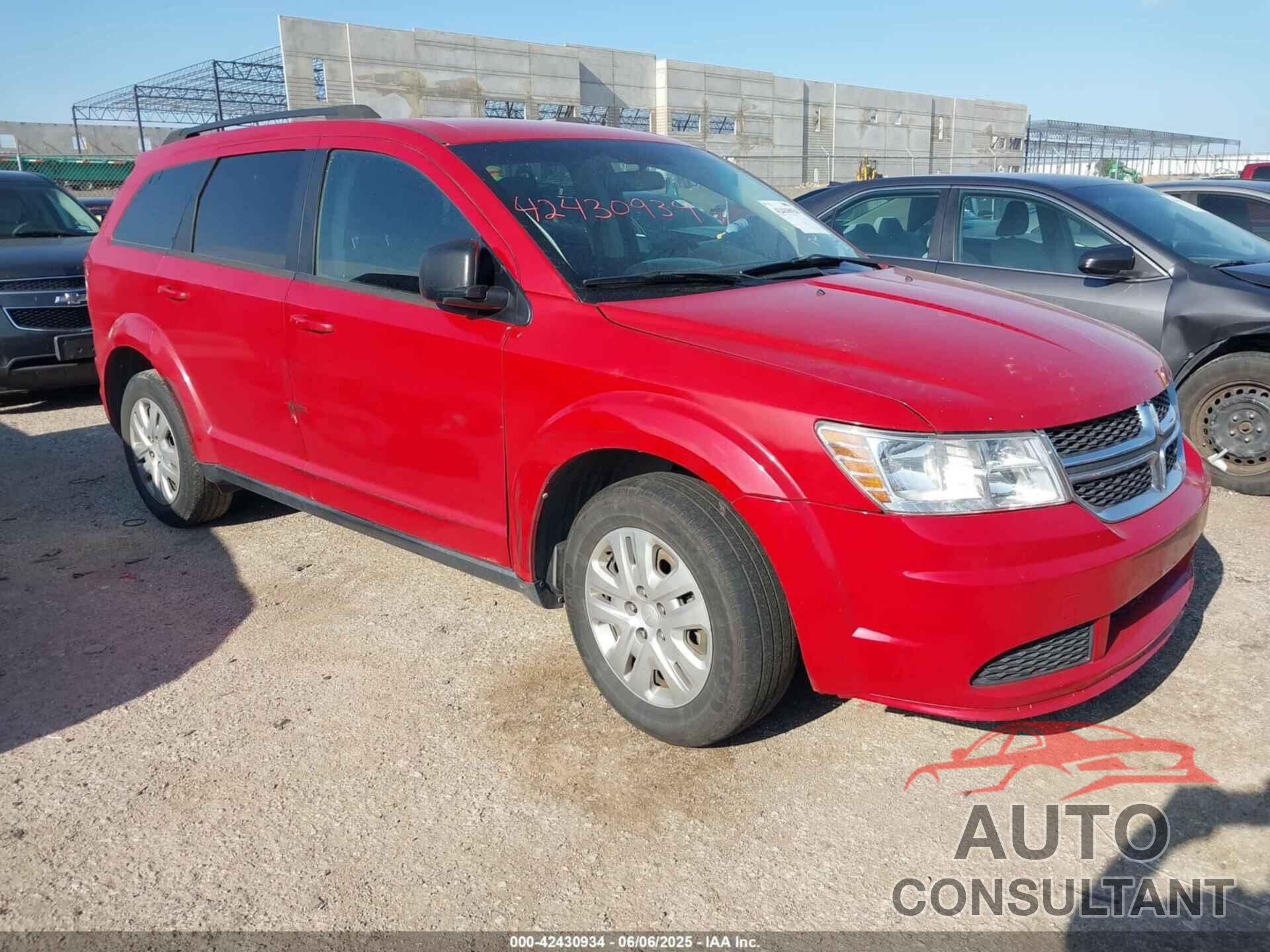 DODGE JOURNEY 2017 - 3C4PDCAB2HT599406