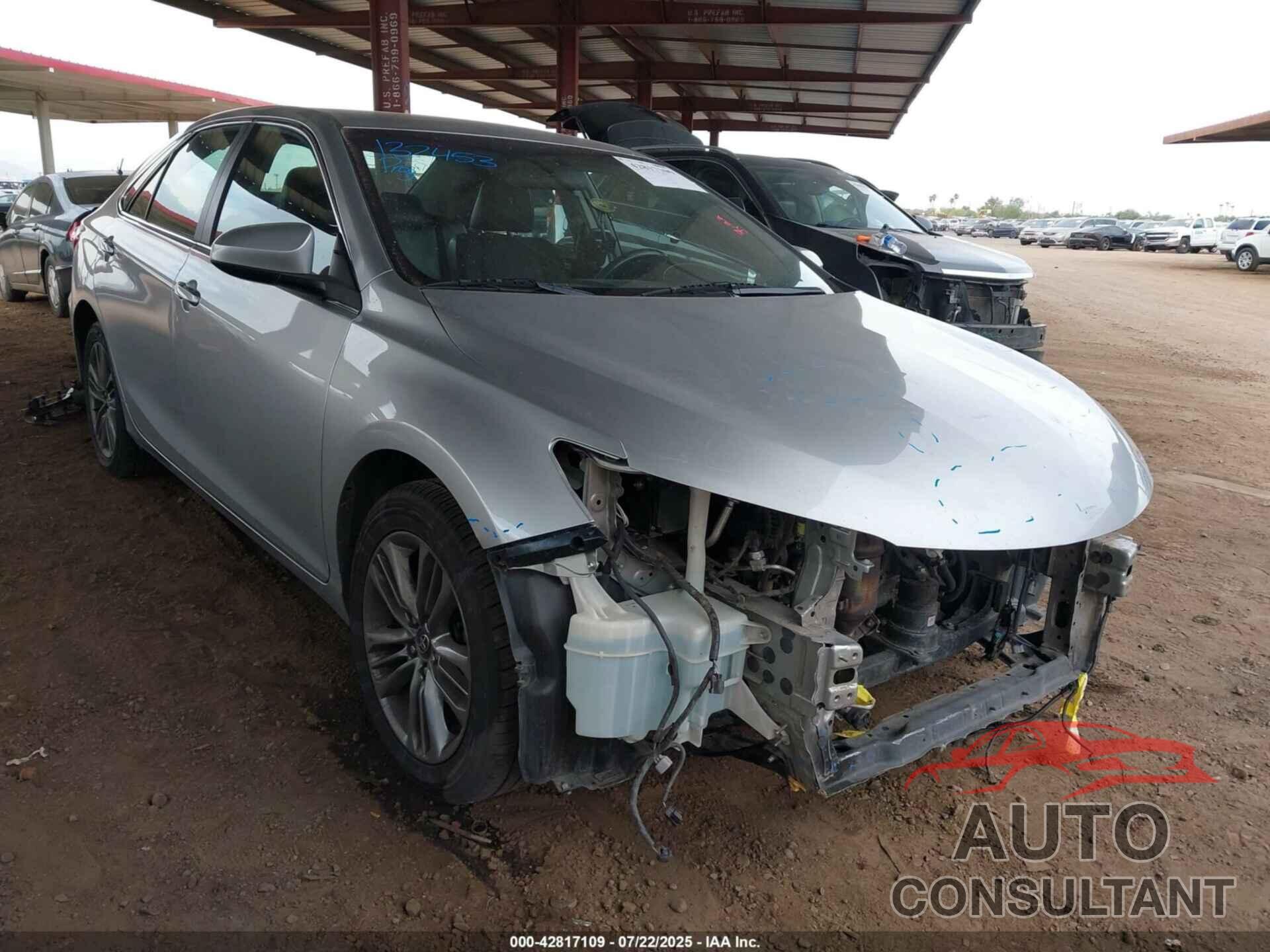 TOYOTA CAMRY 2017 - 4T1BF1FK1HU293347