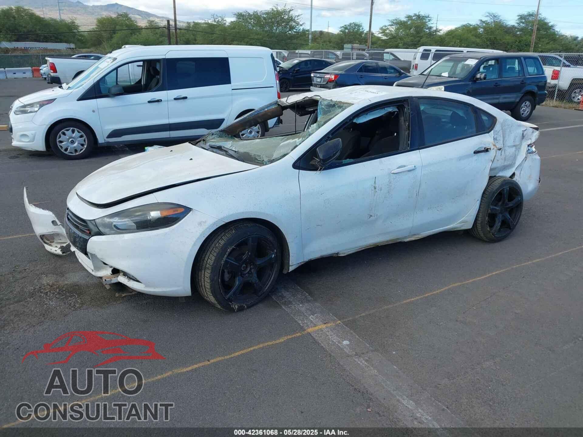 DODGE DART 2015 - 1C3CDFBB5FD378145