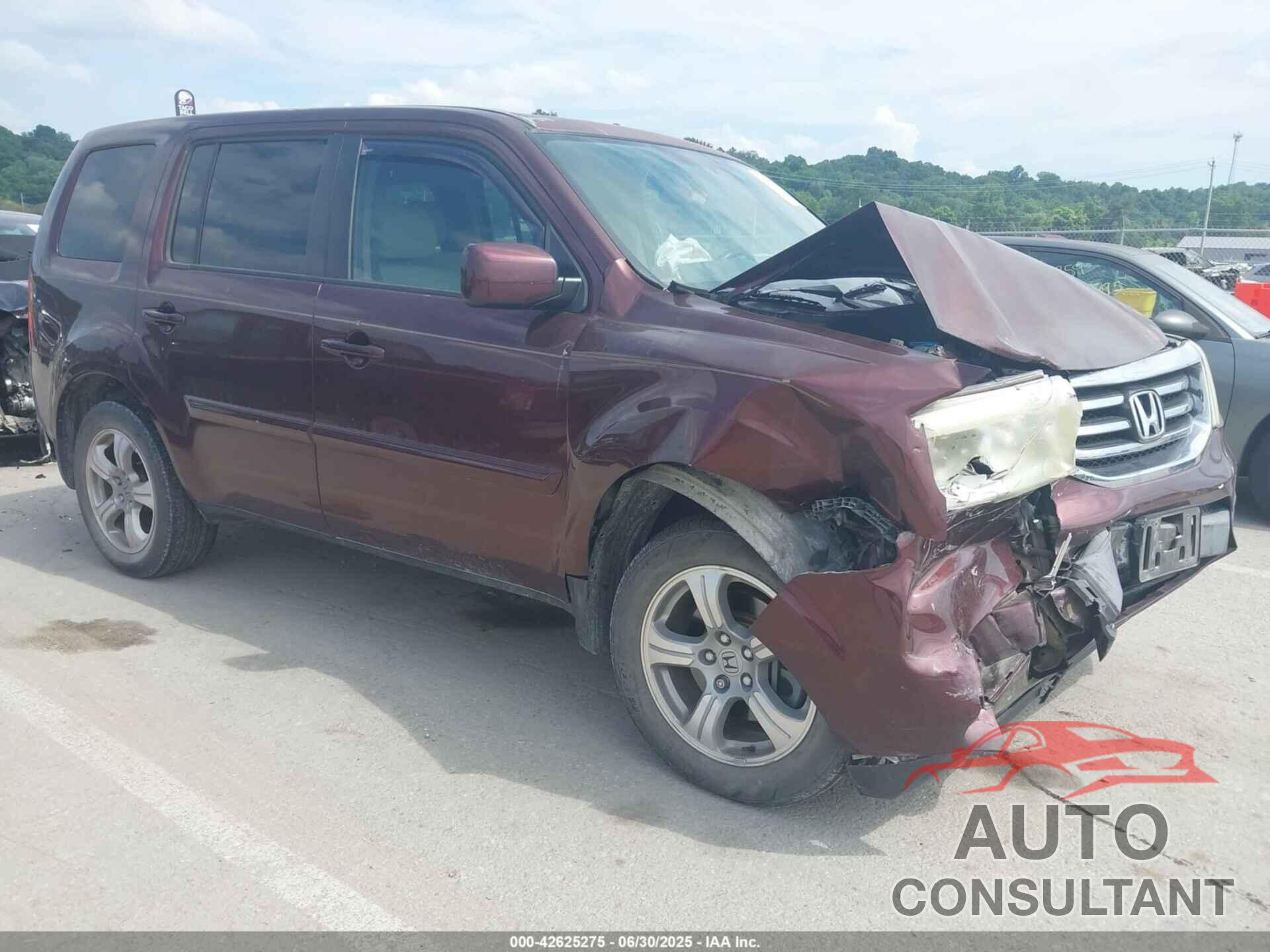 HONDA PILOT 2013 - 5FNYF4H47DB065287