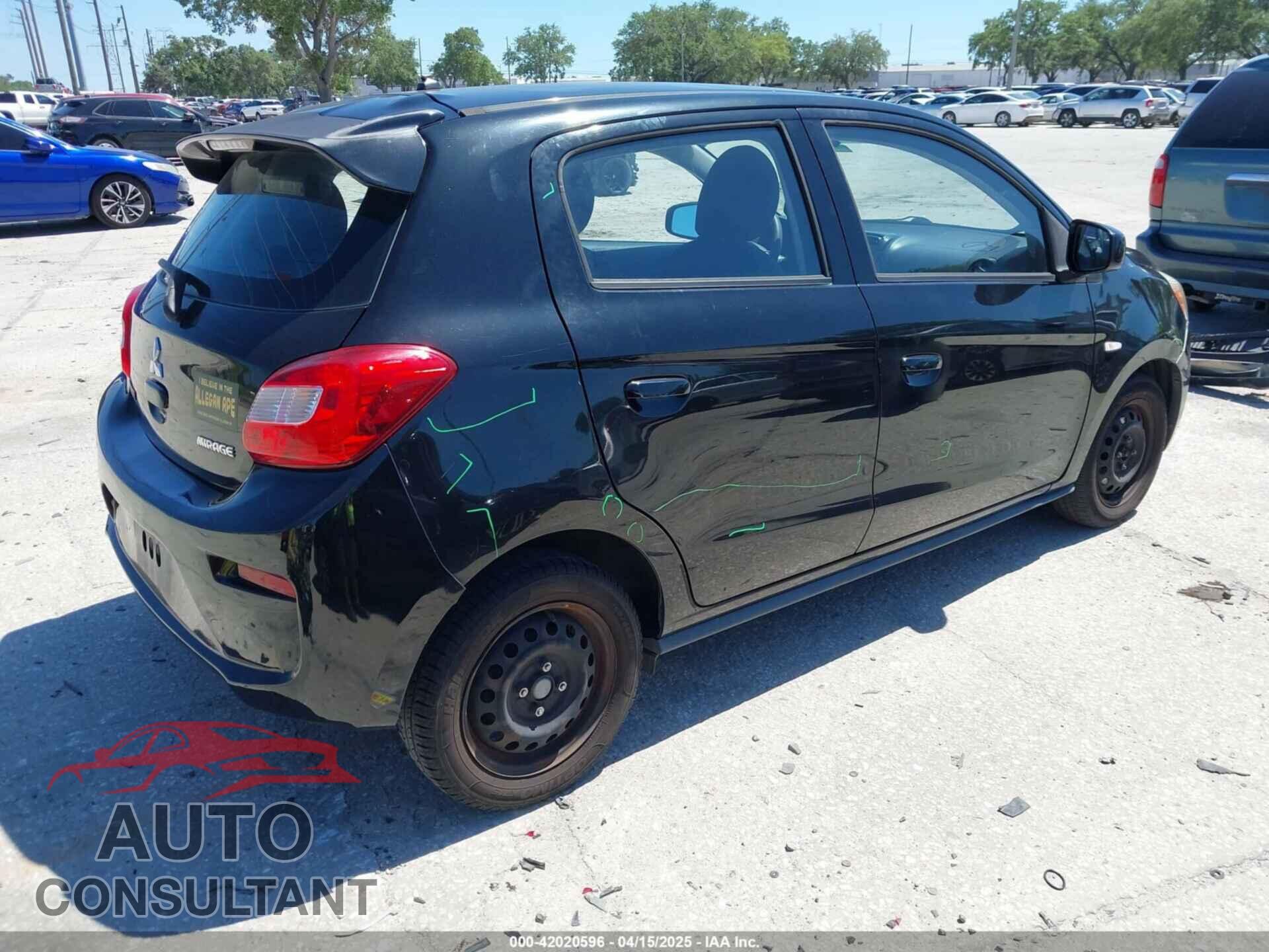 MITSUBISHI MIRAGE 2017 - ML32A3HJ2HH017841