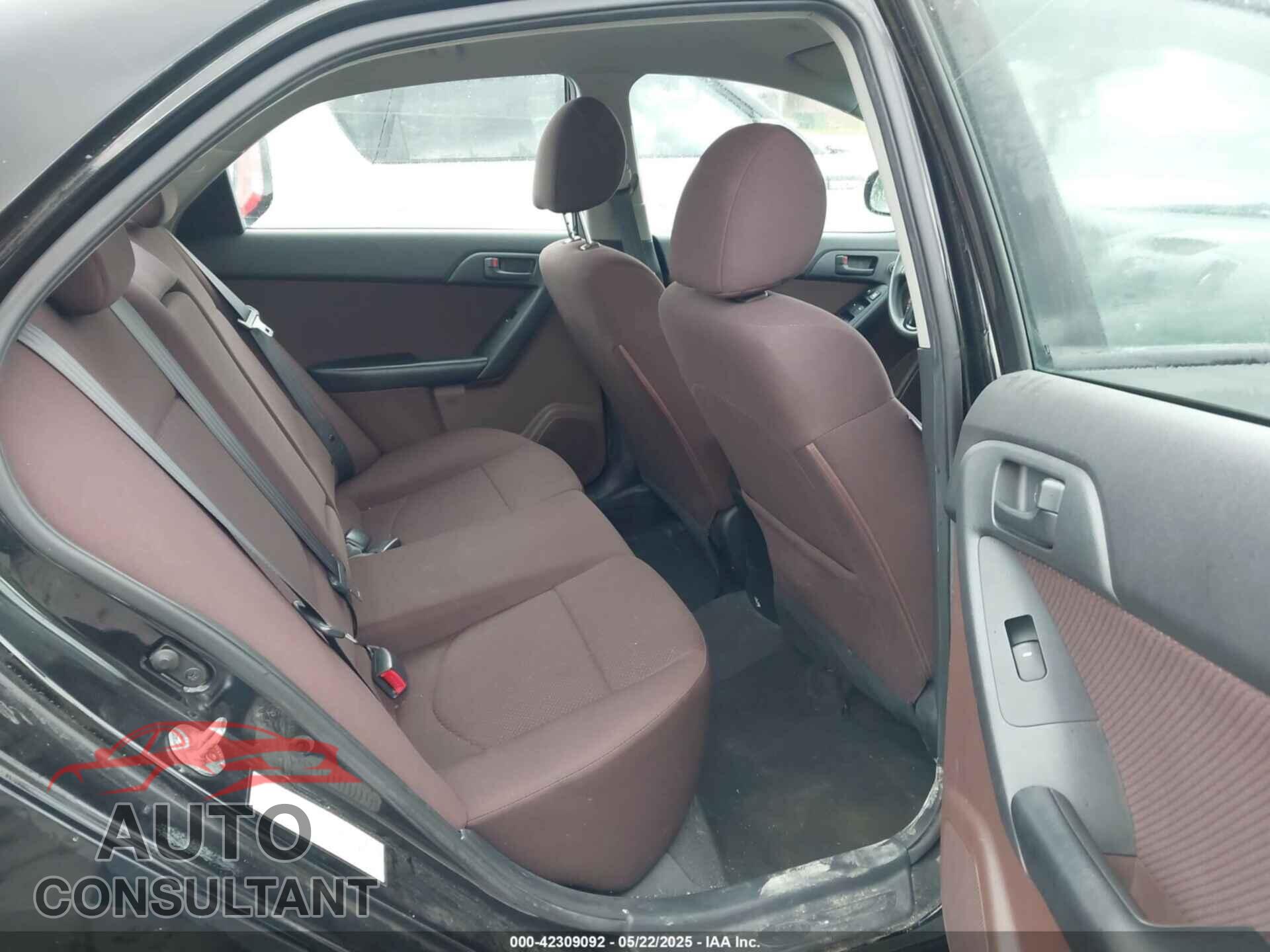 KIA FORTE 2011 - KNAFU4A22B5351663