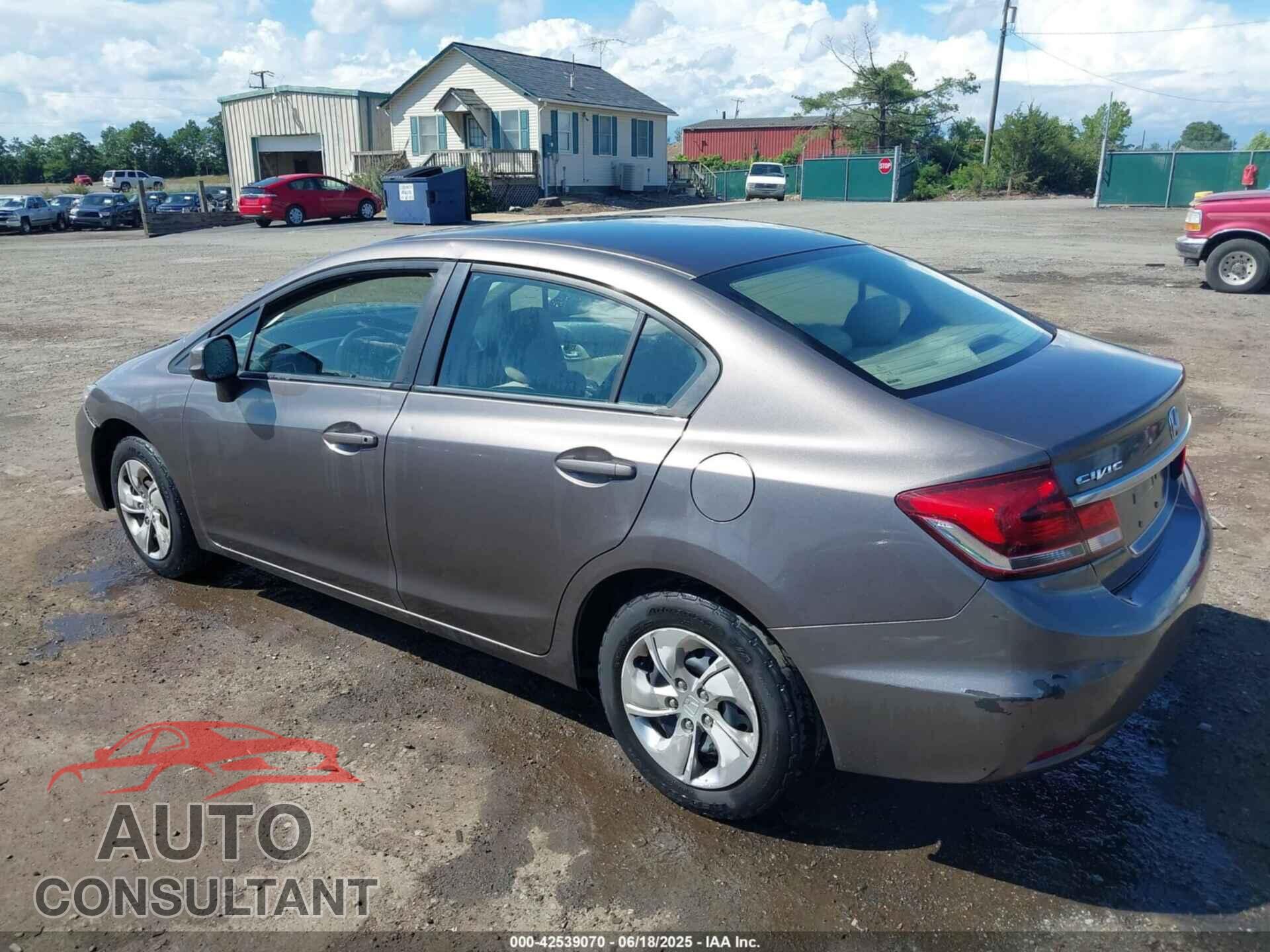 HONDA CIVIC 2013 - 19XFB2F5XDE234792