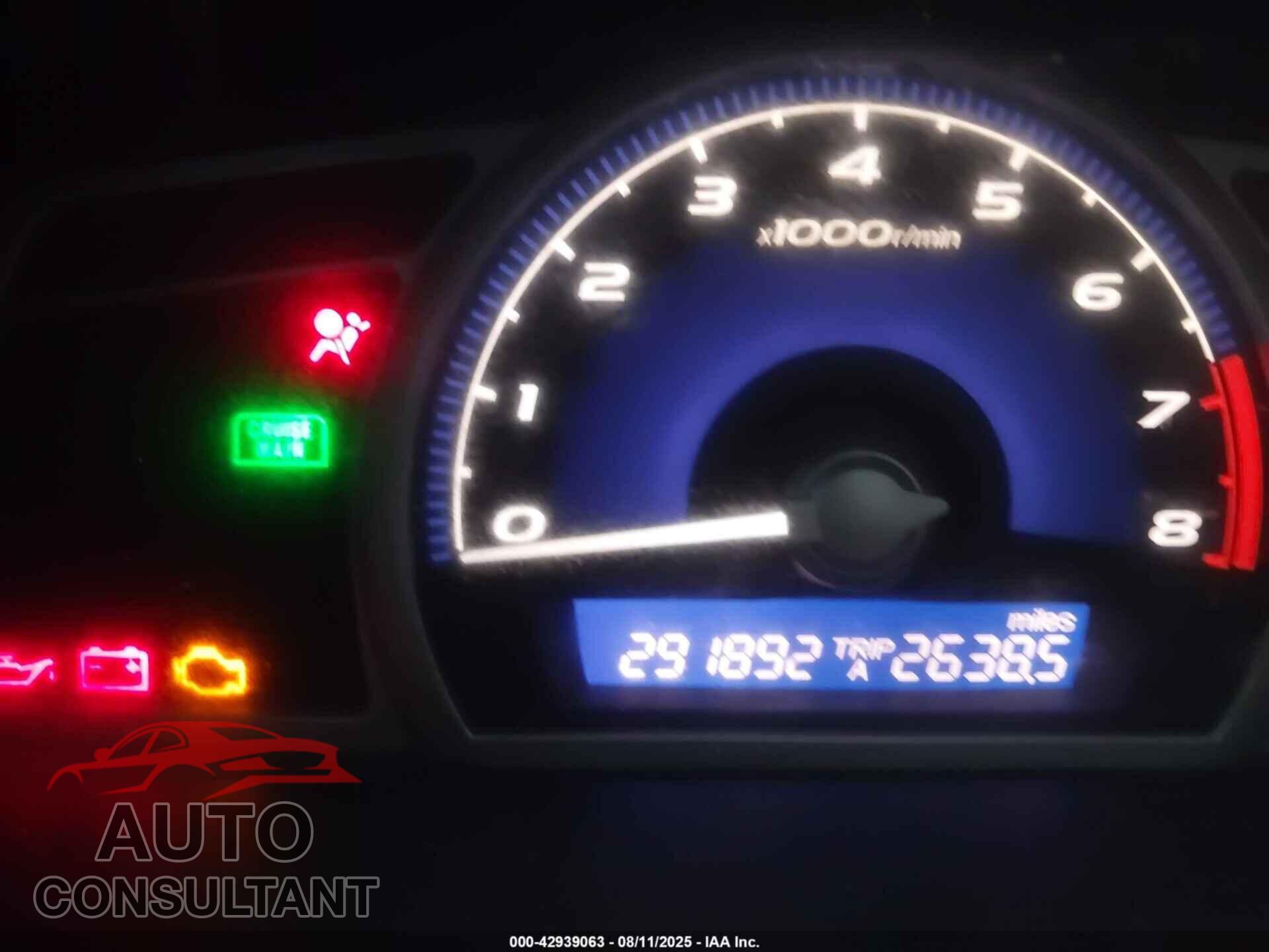 HONDA CIVIC 2010 - 19XFA1F5XAE081016