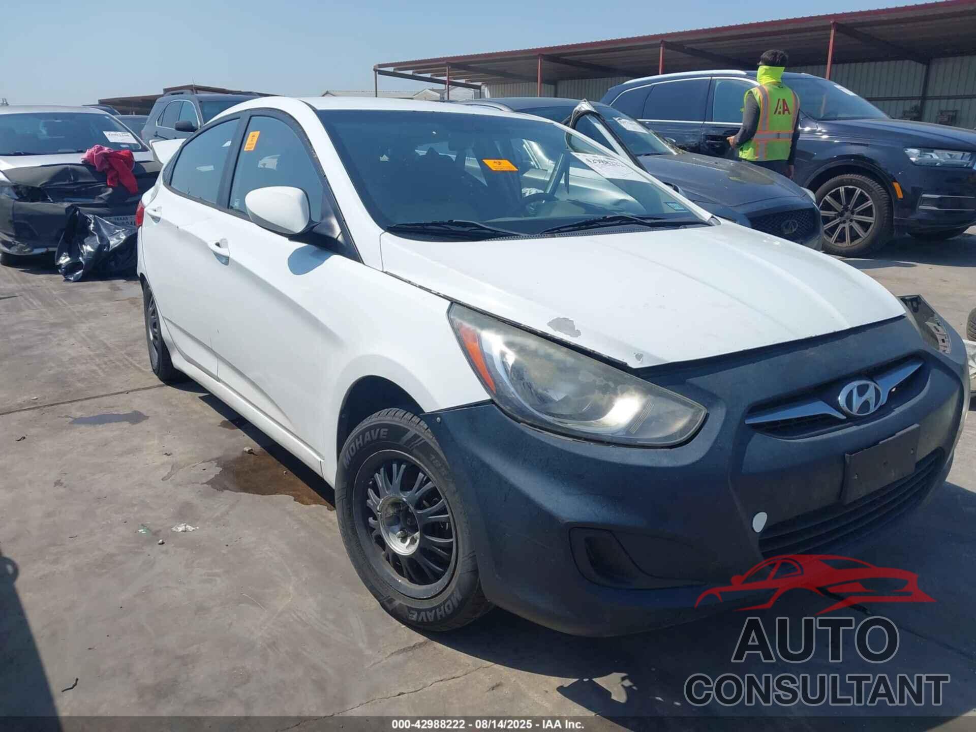 HYUNDAI ACCENT 2012 - KMHCT4AE6CU189204