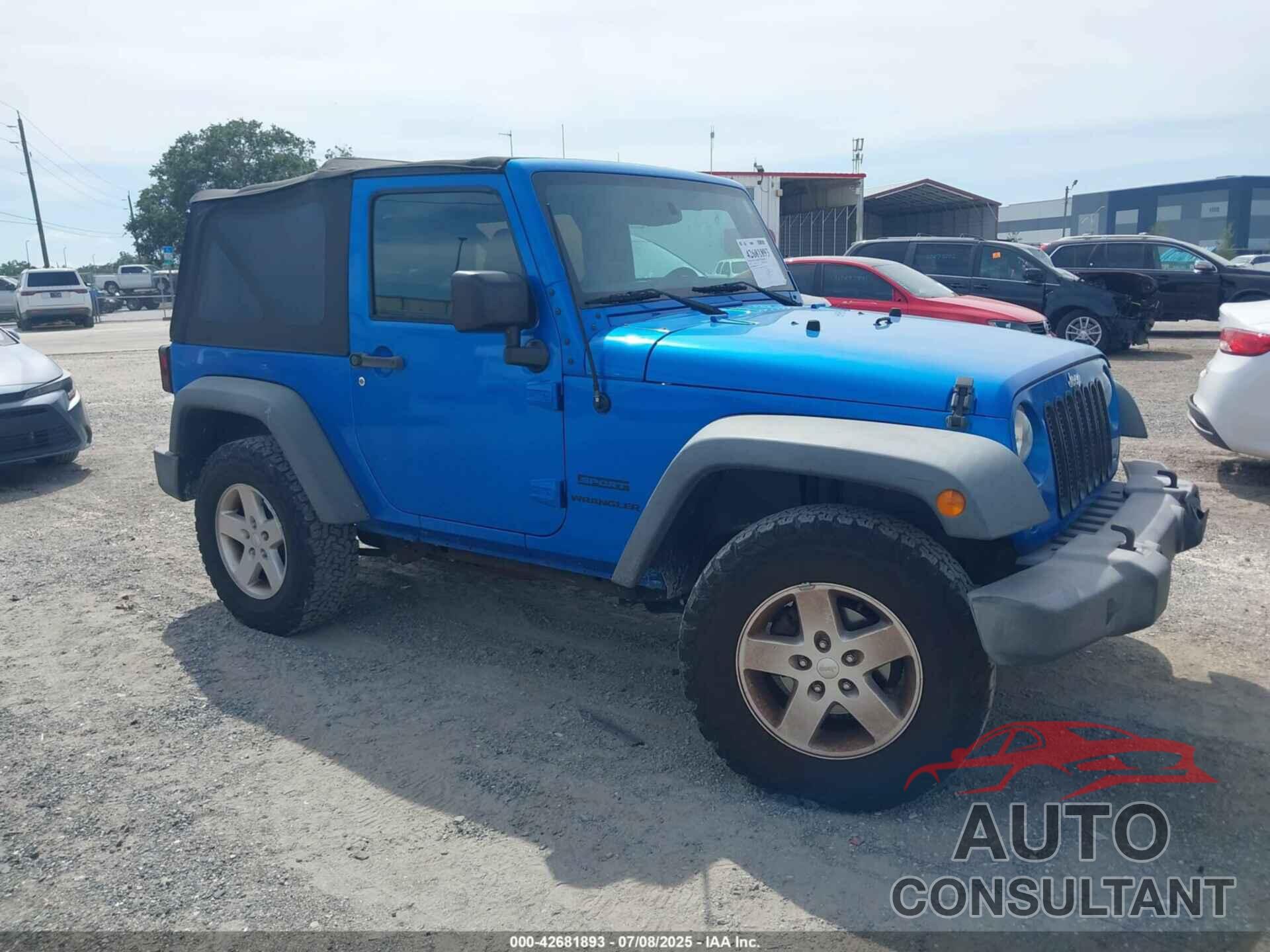 JEEP WRANGLER 2016 - 1C4AJWAG6GL247516