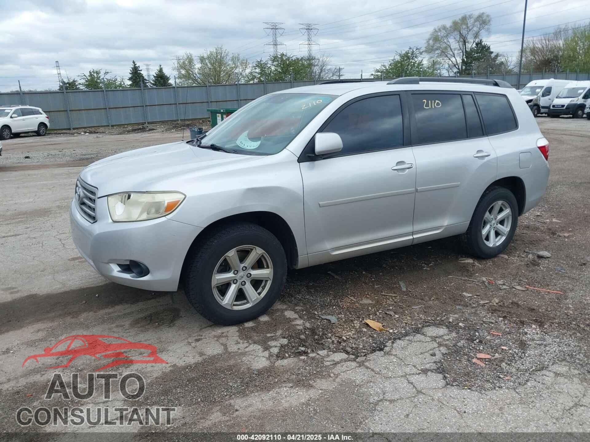 TOYOTA HIGHLANDER 2009 - JTEDS41A792092585