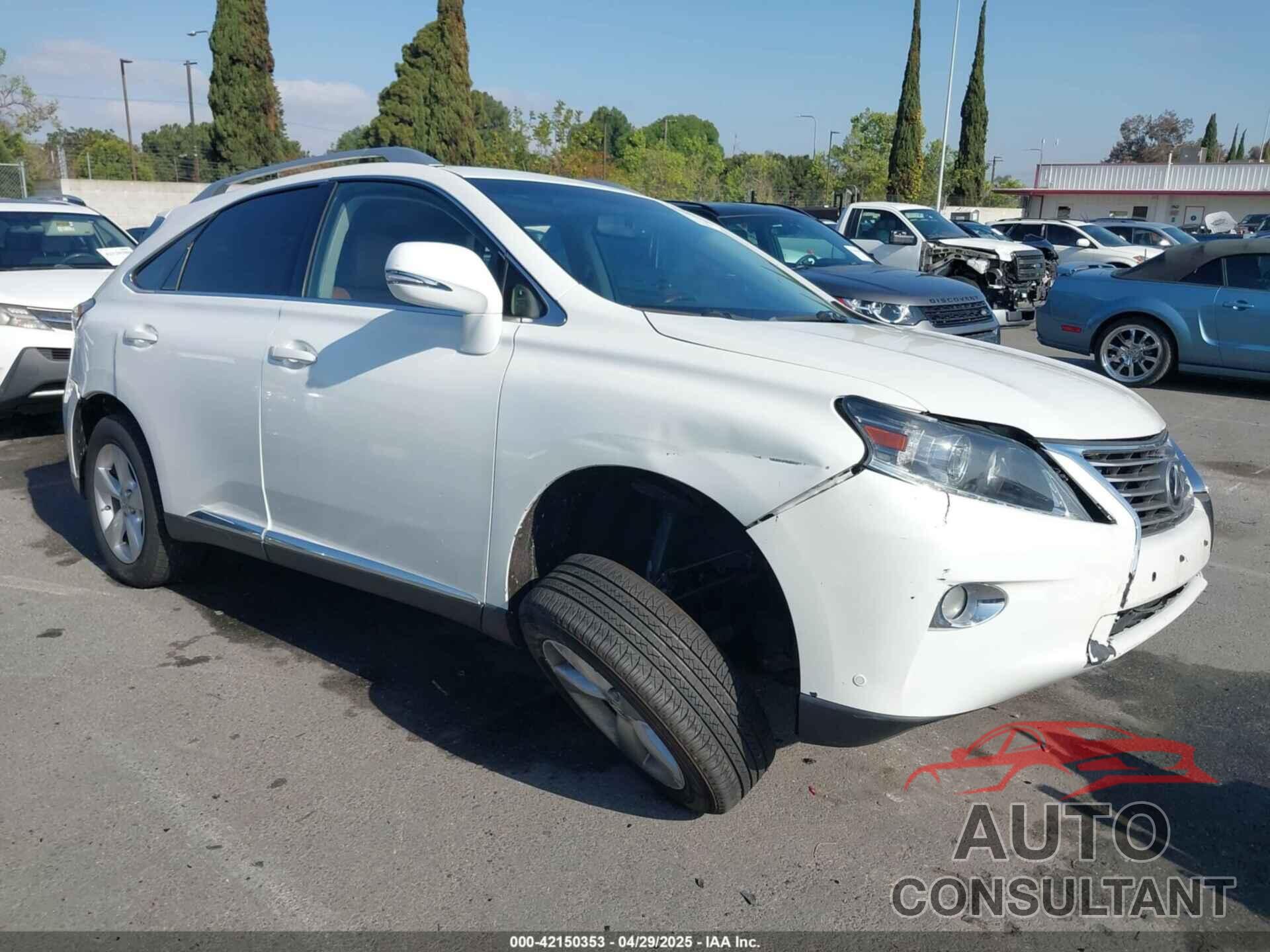 LEXUS RX 350 2013 - JTJZK1BA5D2009488