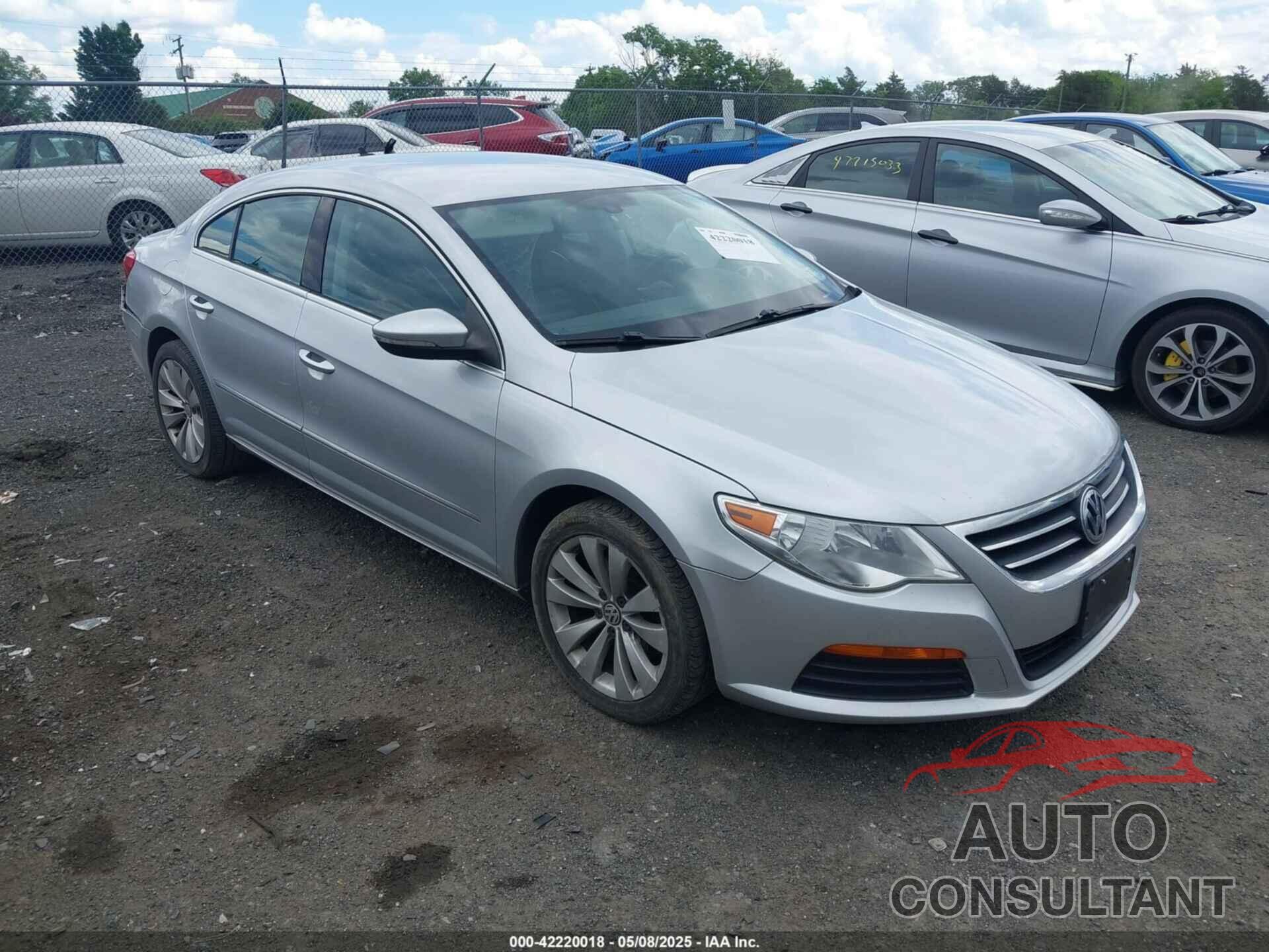 VOLKSWAGEN CC 2012 - WVWMP7ANXCE510475