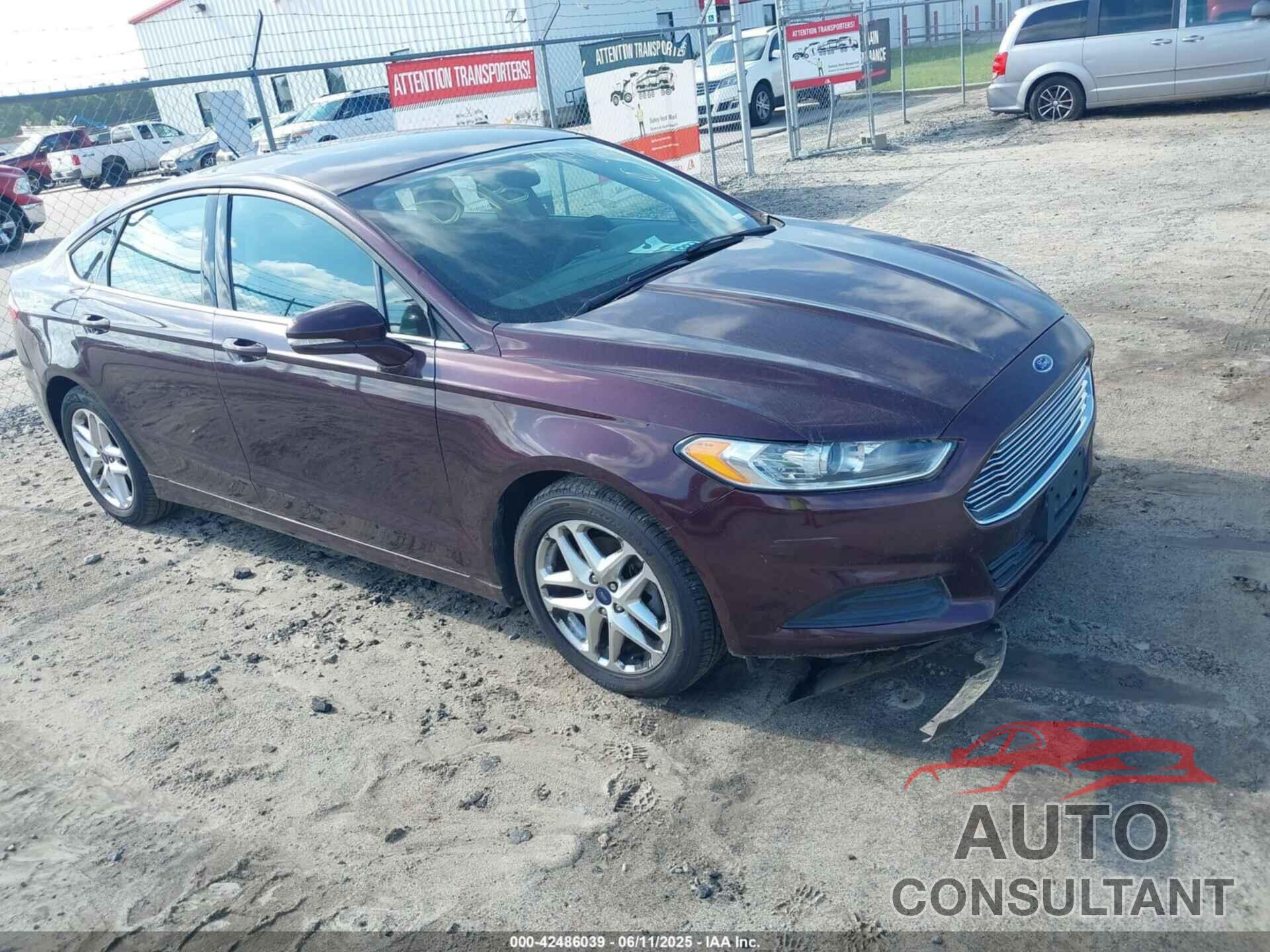 FORD FUSION 2013 - 3FA6P0HR2DR312390