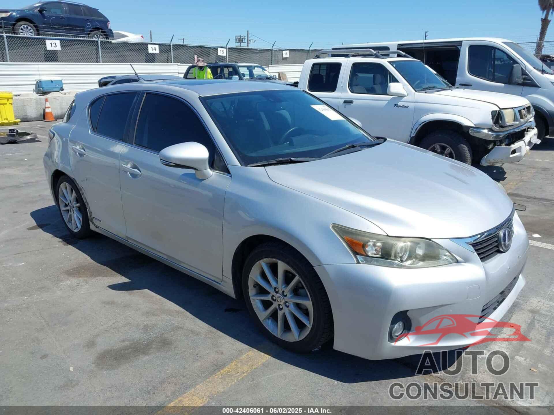 LEXUS CT 200H 2012 - JTHKD5BH6C2119563