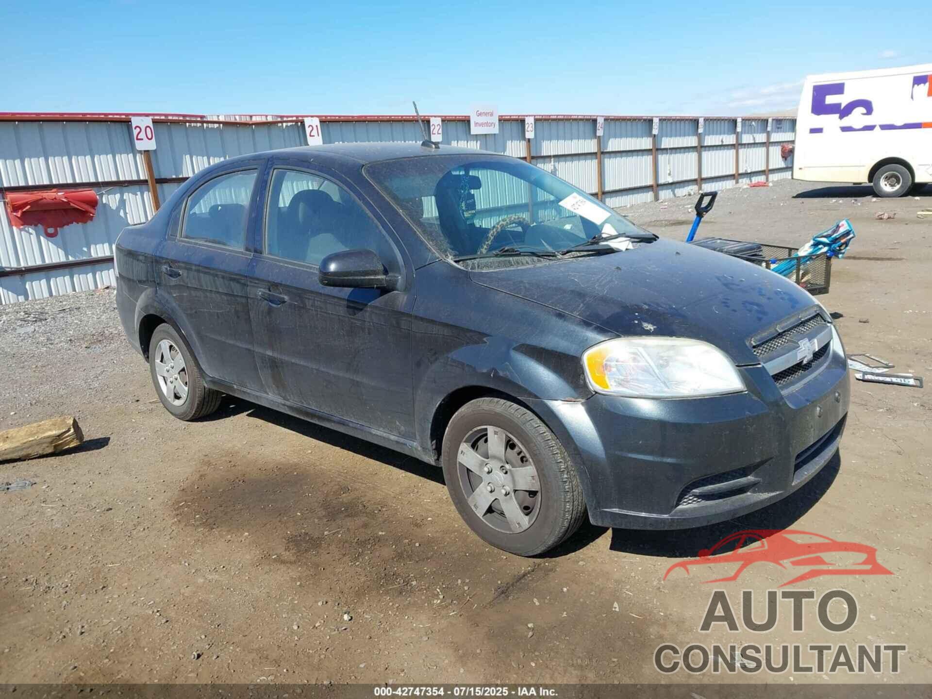 CHEVROLET AVEO 2011 - KL1TD5DEXBB220877