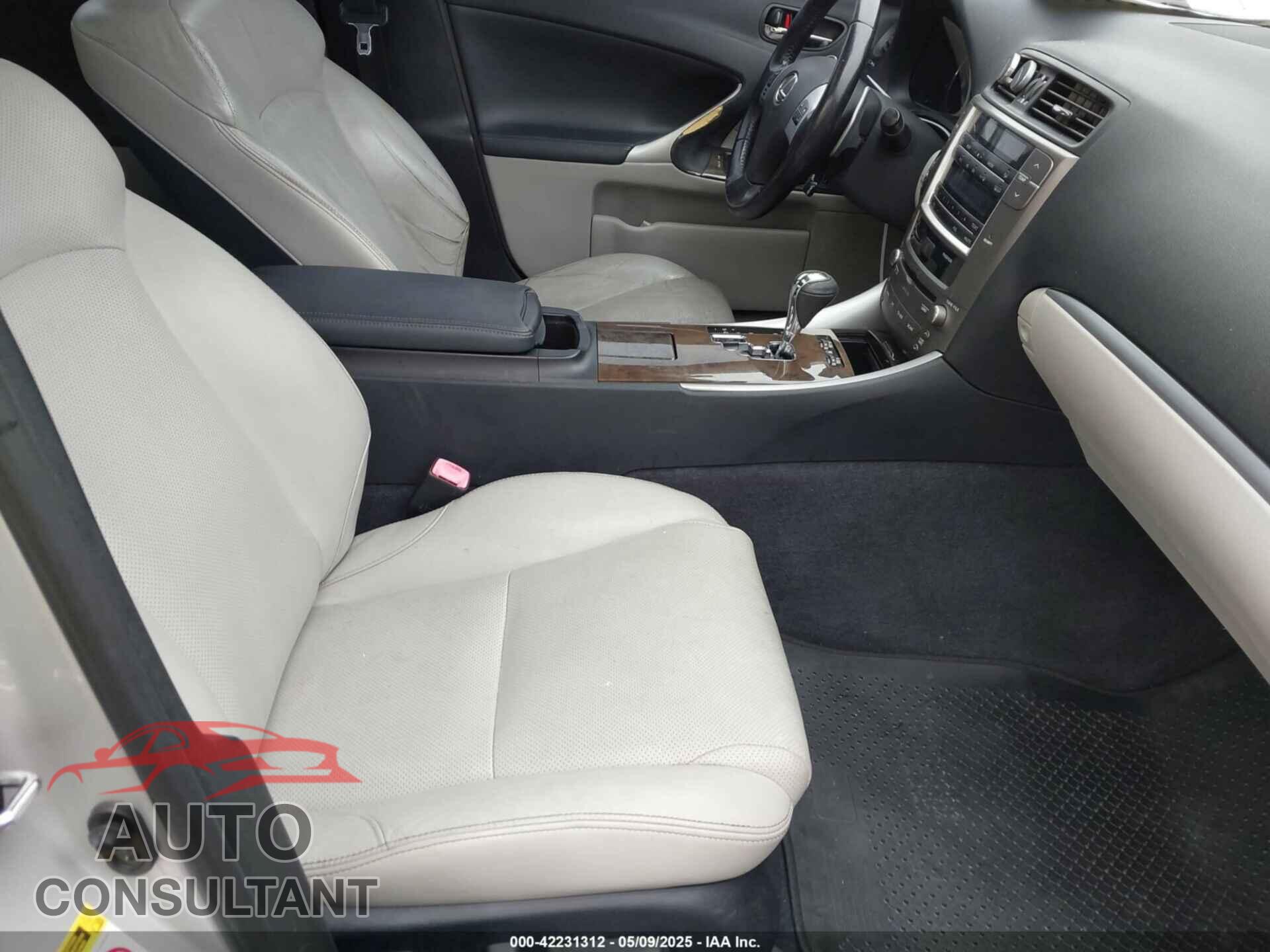 LEXUS IS 250 2011 - JTHBF5C21B5148812