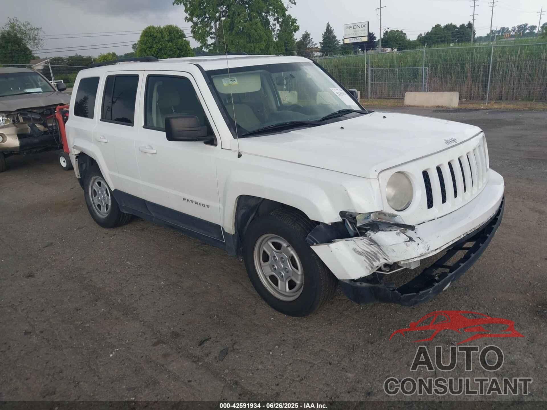JEEP PATRIOT 2013 - 1C4NJPBA8DD115719