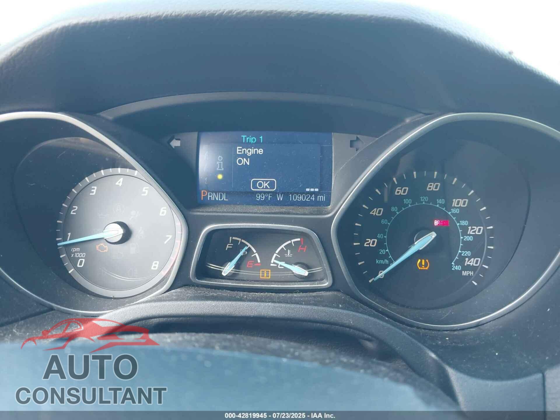 FORD FOCUS 2014 - 1FADP3F22EL109546