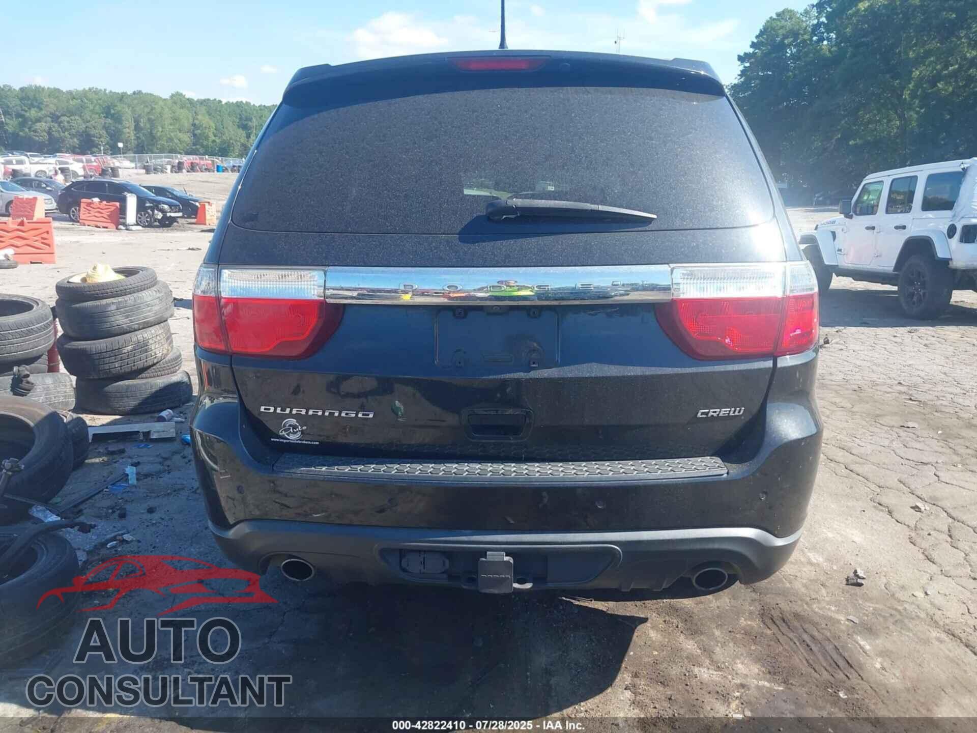 DODGE DURANGO 2012 - 1C4SDHDT0CC321779