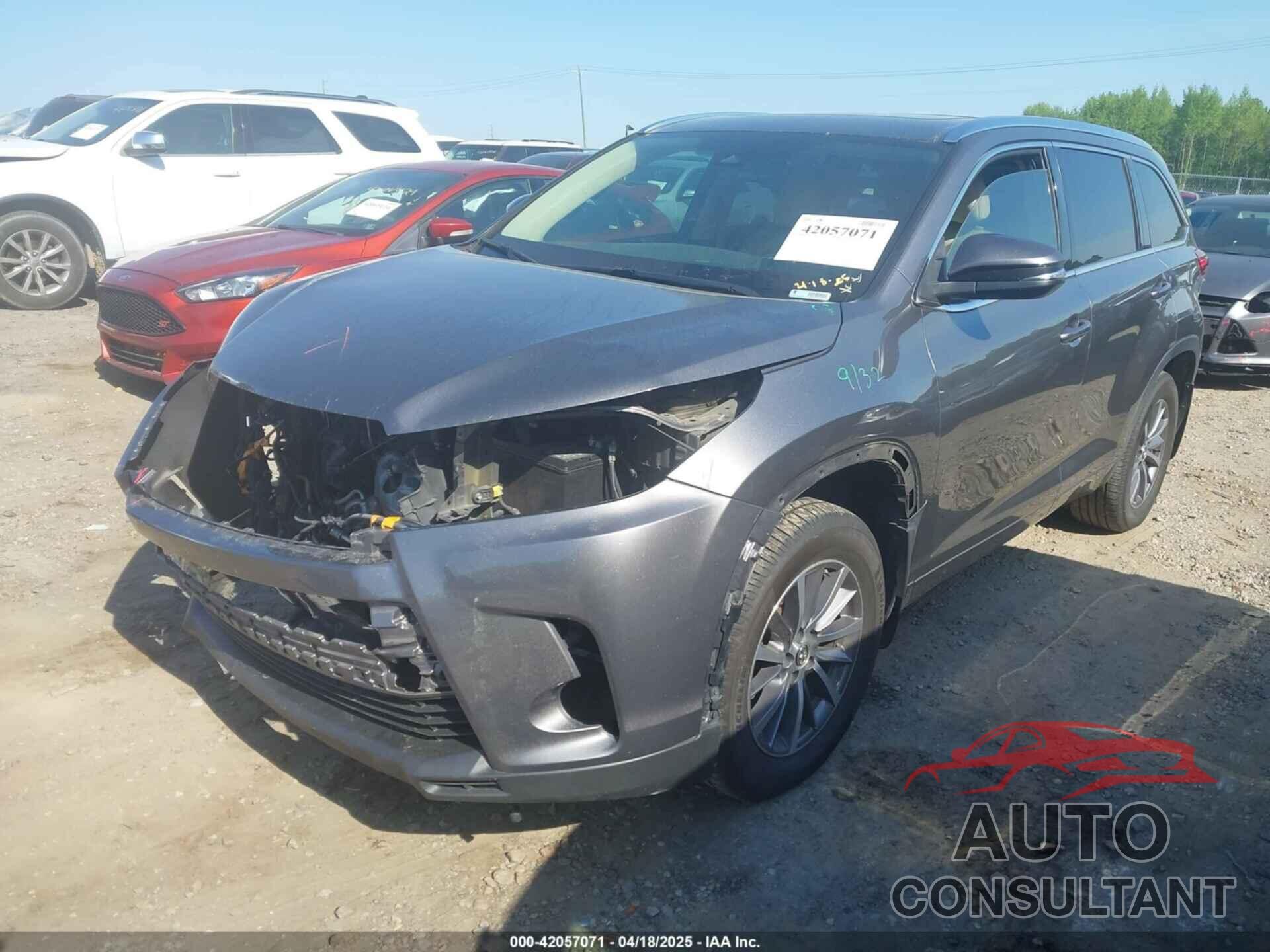 TOYOTA HIGHLANDER 2017 - 5TDKZRFHXHS523583