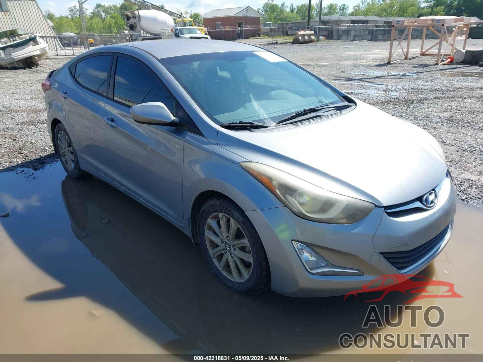 HYUNDAI ELANTRA 2014 - KMHDH4AEXEU148289