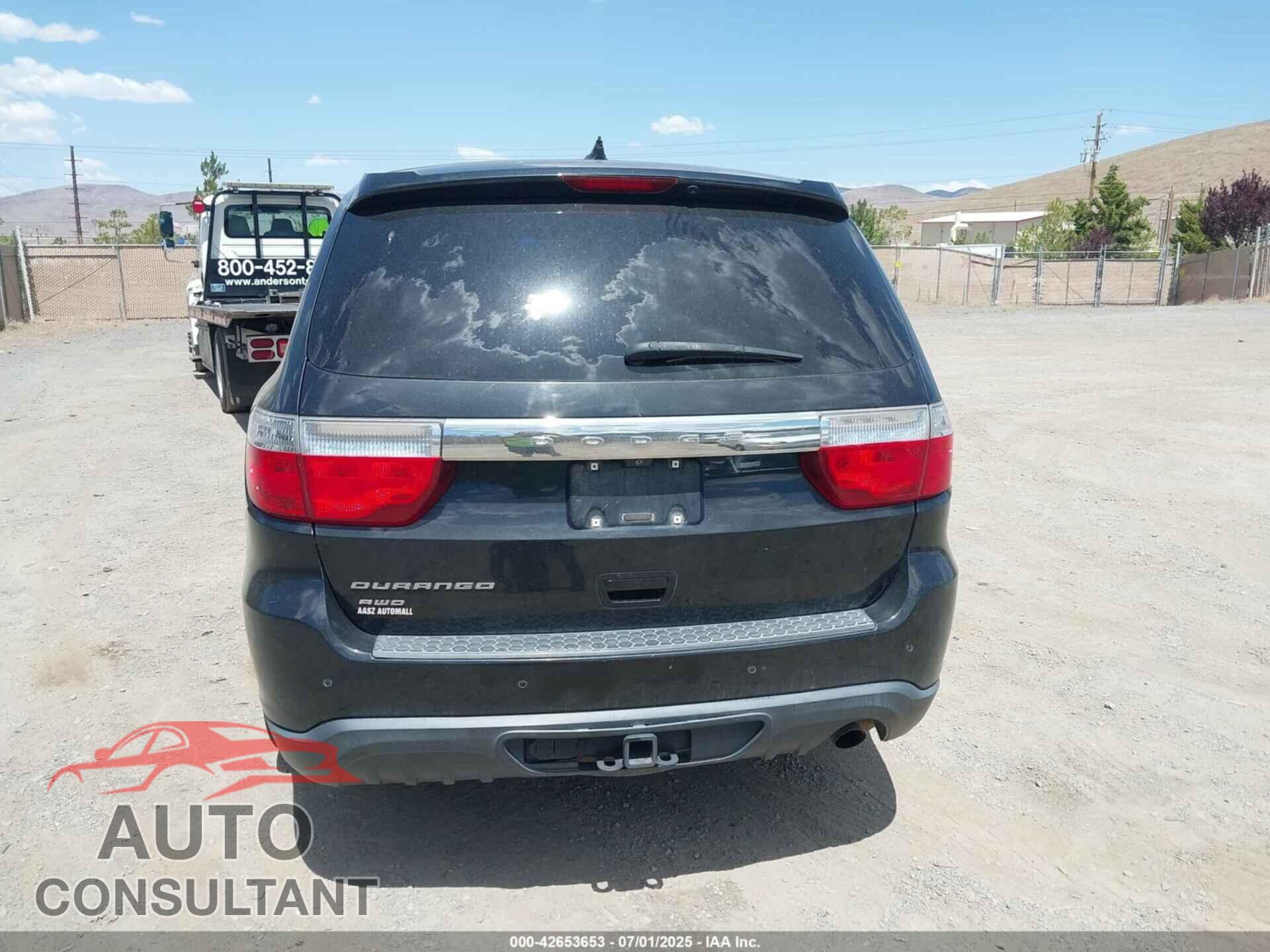 DODGE DURANGO 2012 - 1C4RDJAG0CC206726