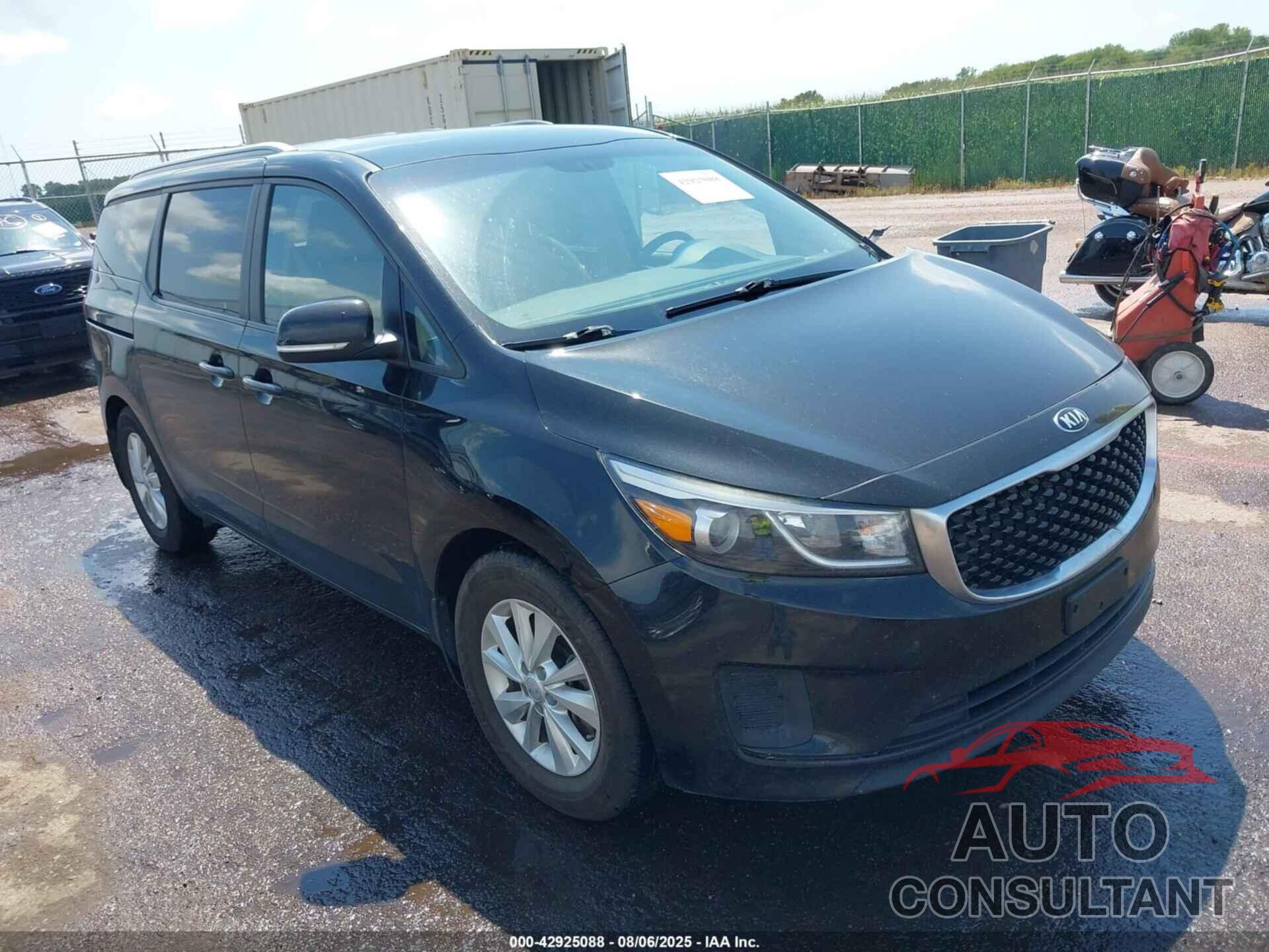 KIA SEDONA 2016 - KNDMB5C14G6200917