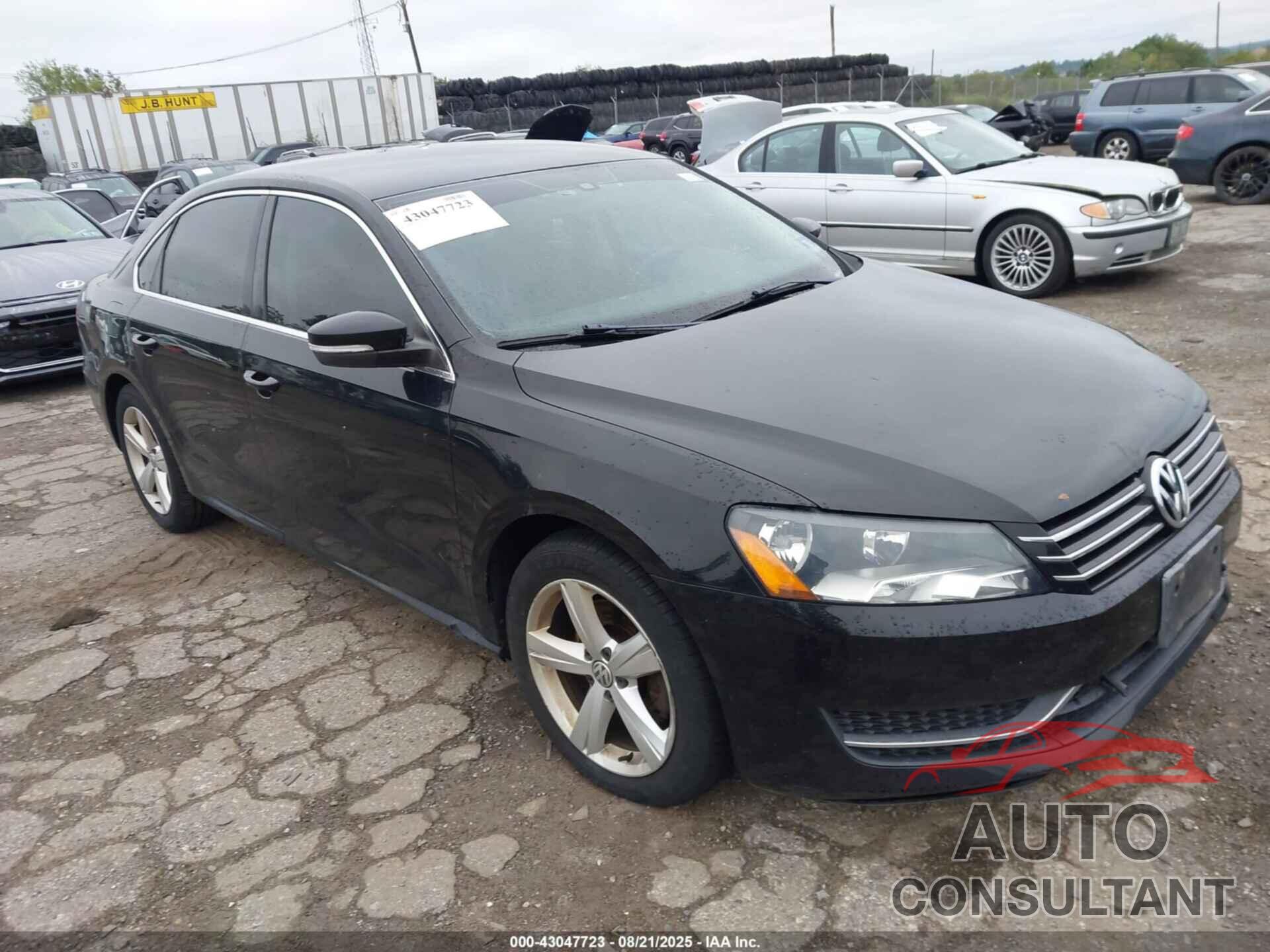 VOLKSWAGEN PASSAT 2013 - 1VWBP7A30DC090709